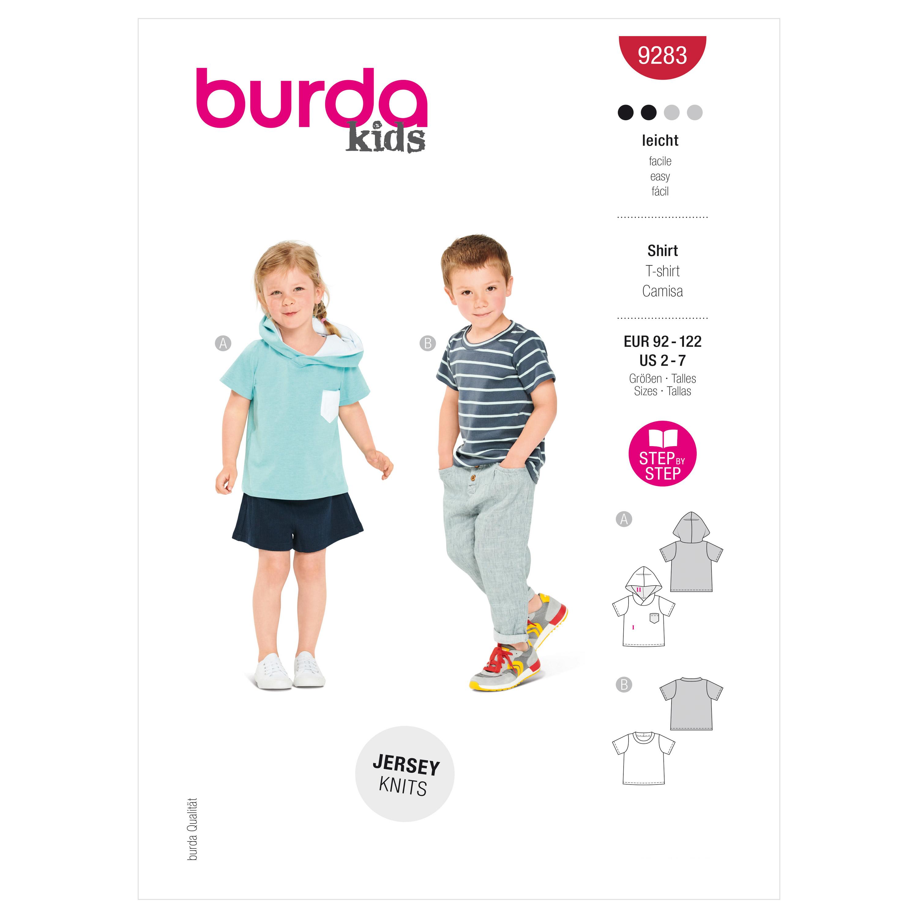 Burda Style Pattern 9283 Children's Top