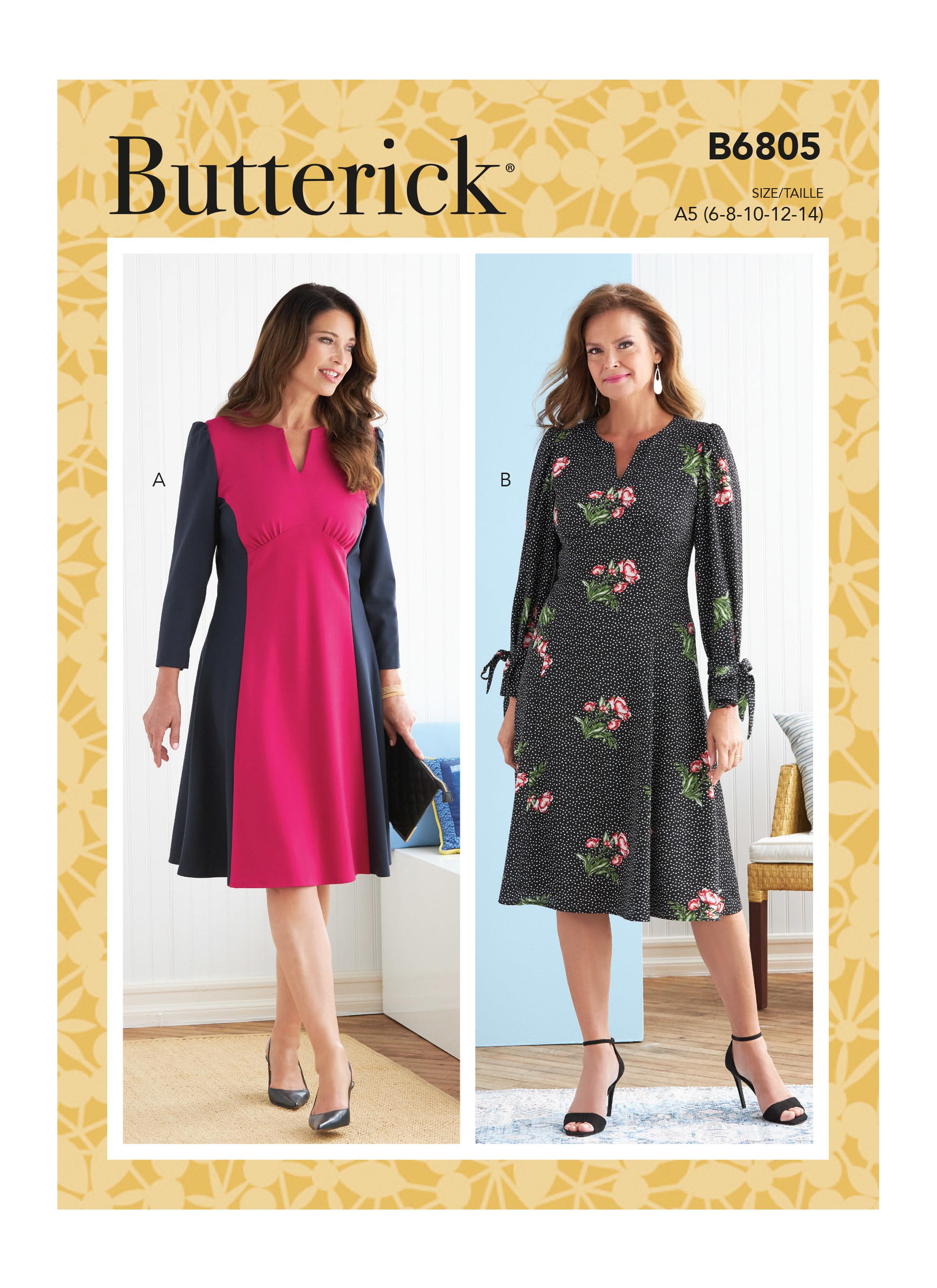 Butterick B6805 Misses Dress