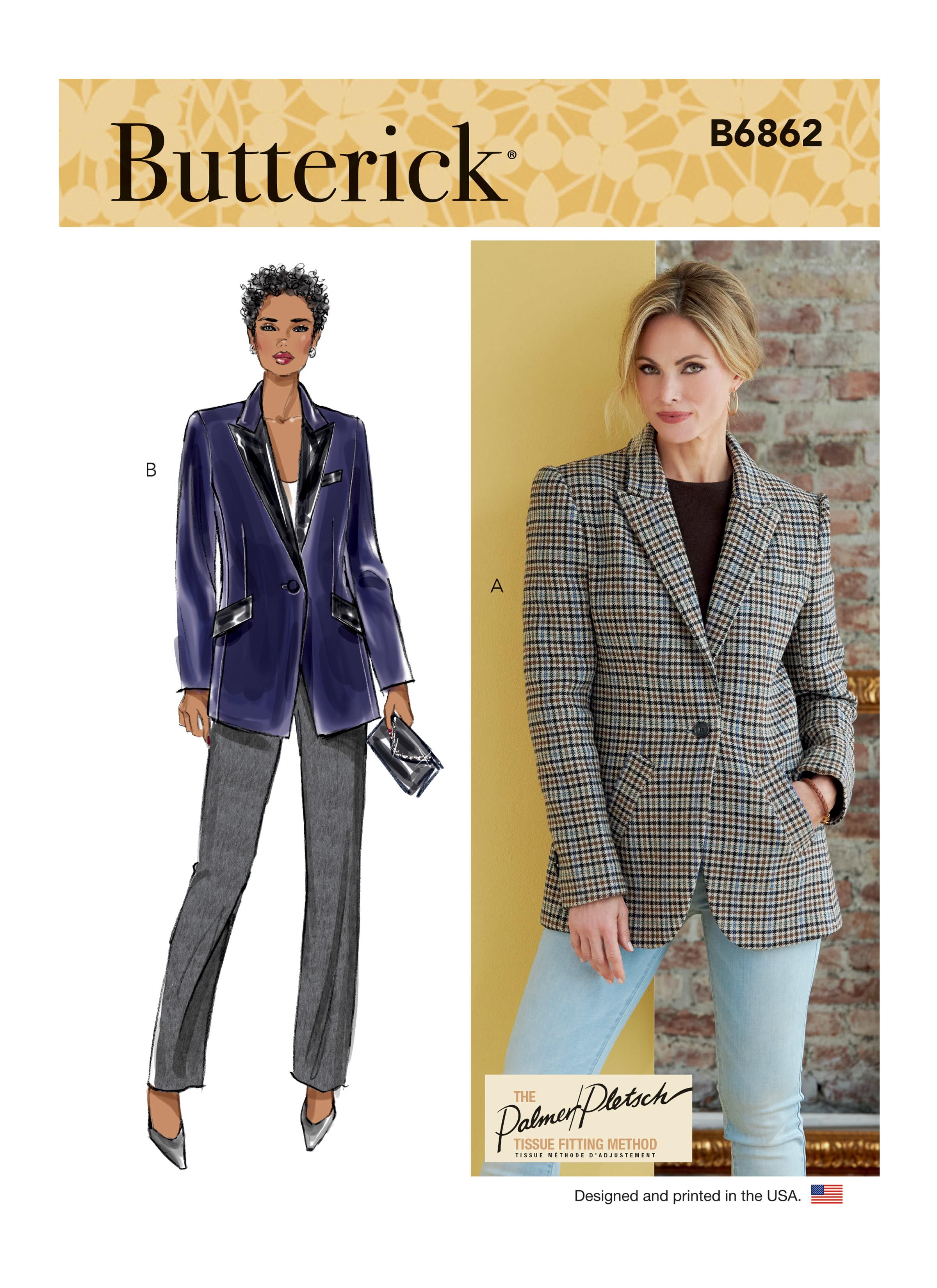 Butterick B6862 Misses' Jacket
