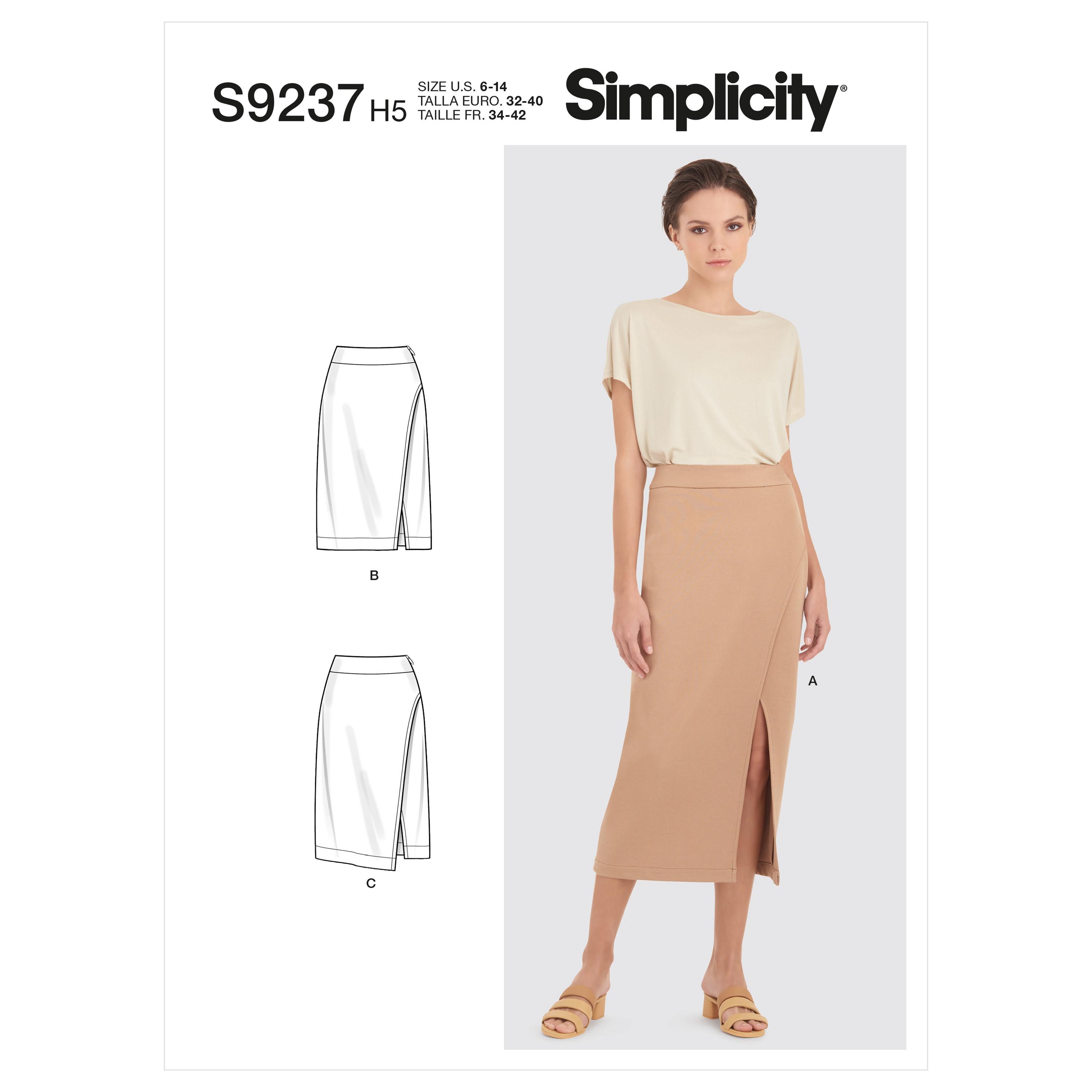 Simplicity Sewing Pattern S9237 Misses' Skirts