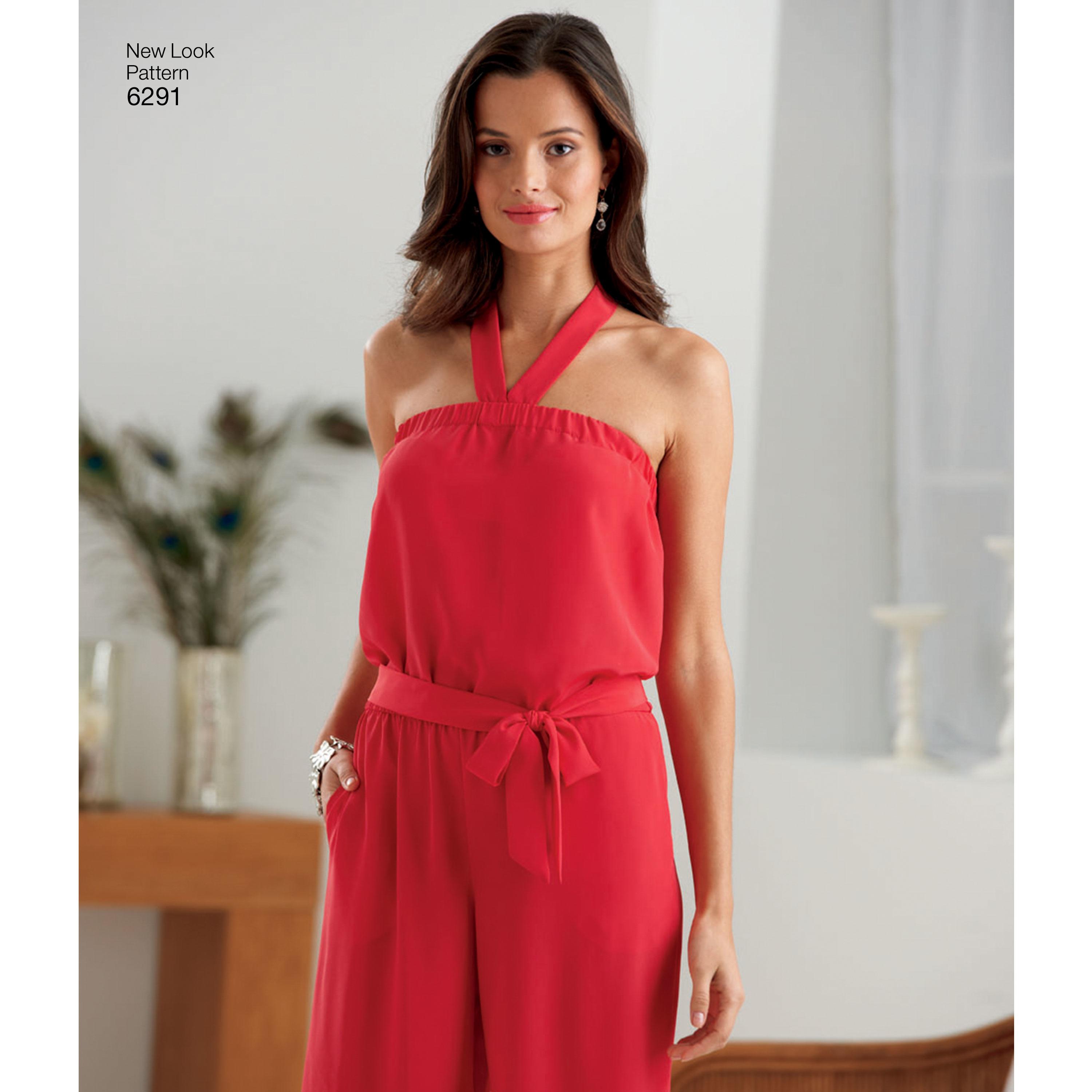 NewLook N6291 Misses' Jumpsuit & Dress Each in Two Lengths
