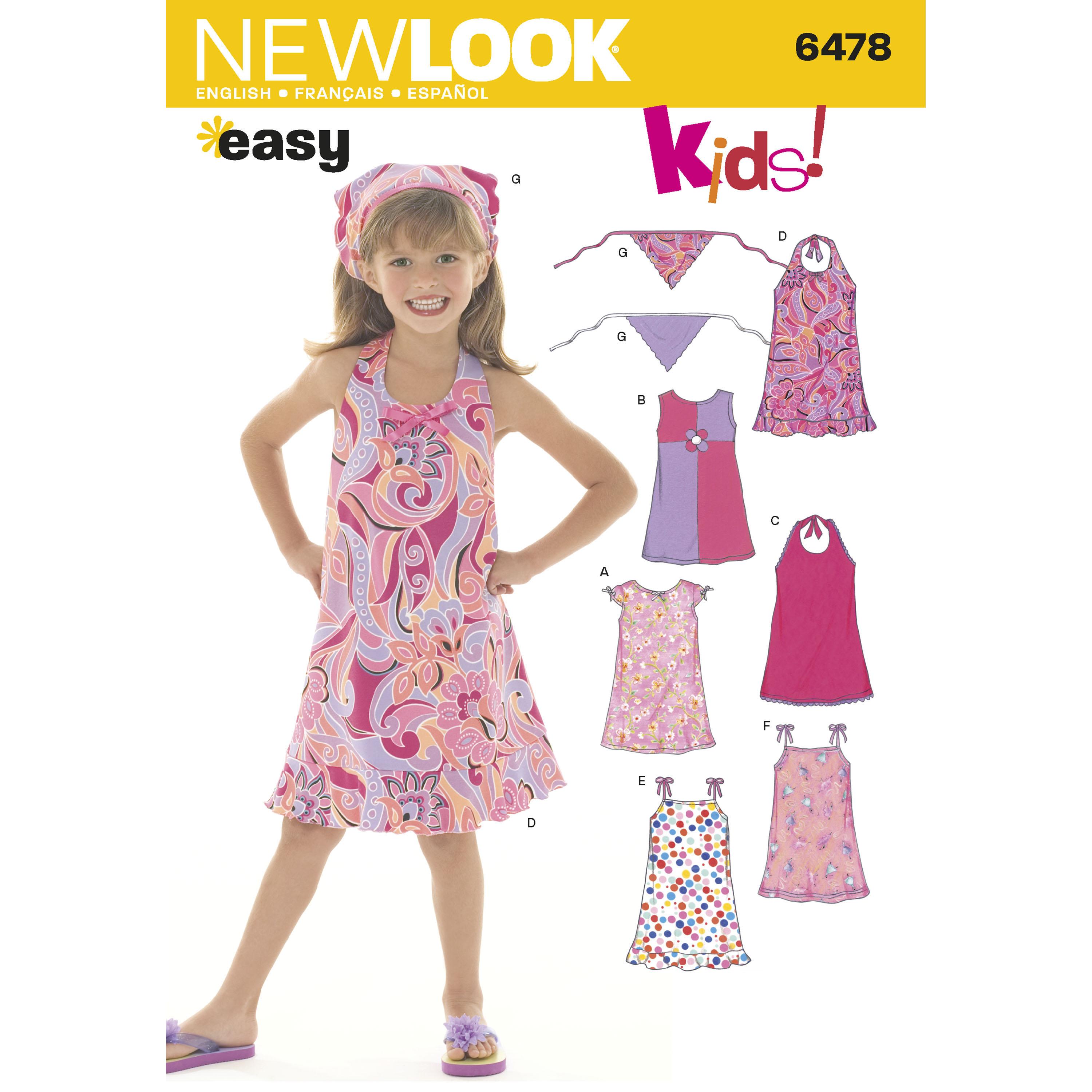 NewLook N6478 Child Dresses