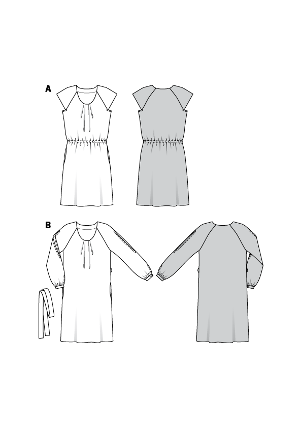 Burda B6222 Dress Sewing Pattern