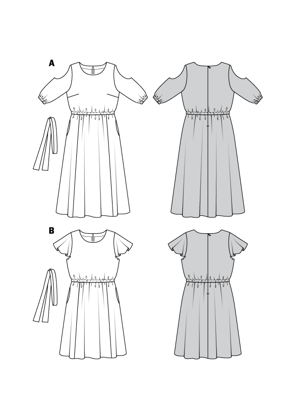 Burda B6449 Women's Summer Dress