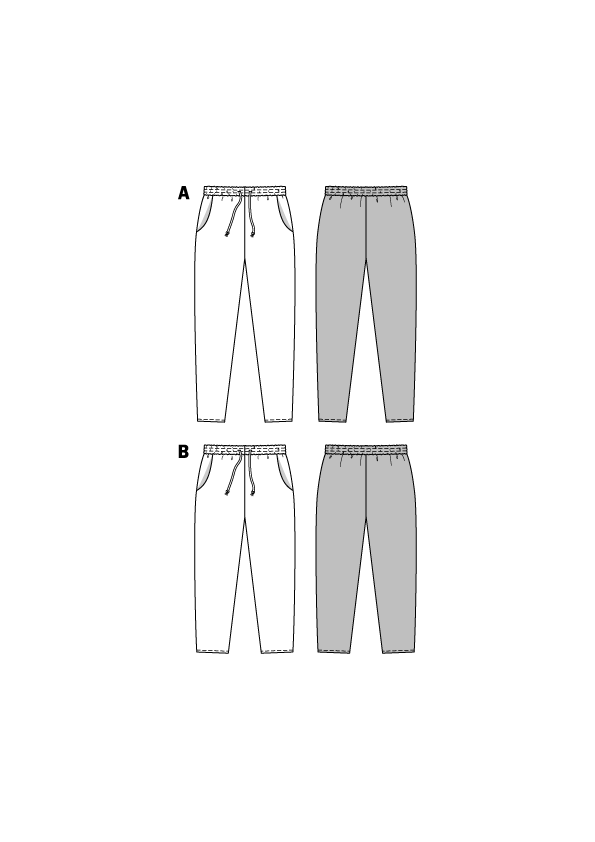 Burda B6678 Women's Trousers Sewing Pattern