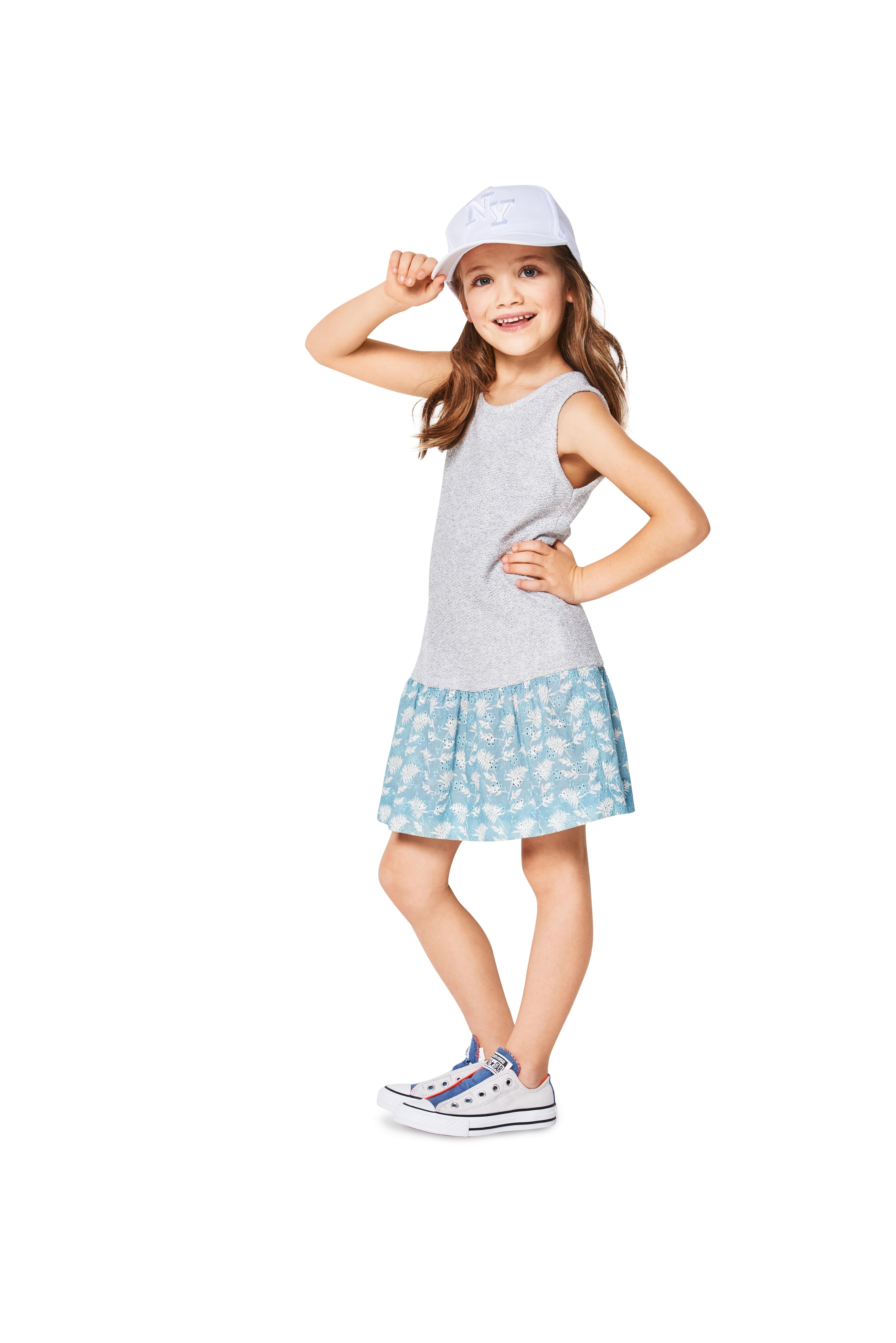 Burda B9341 Child's Summer Jersey Dresses