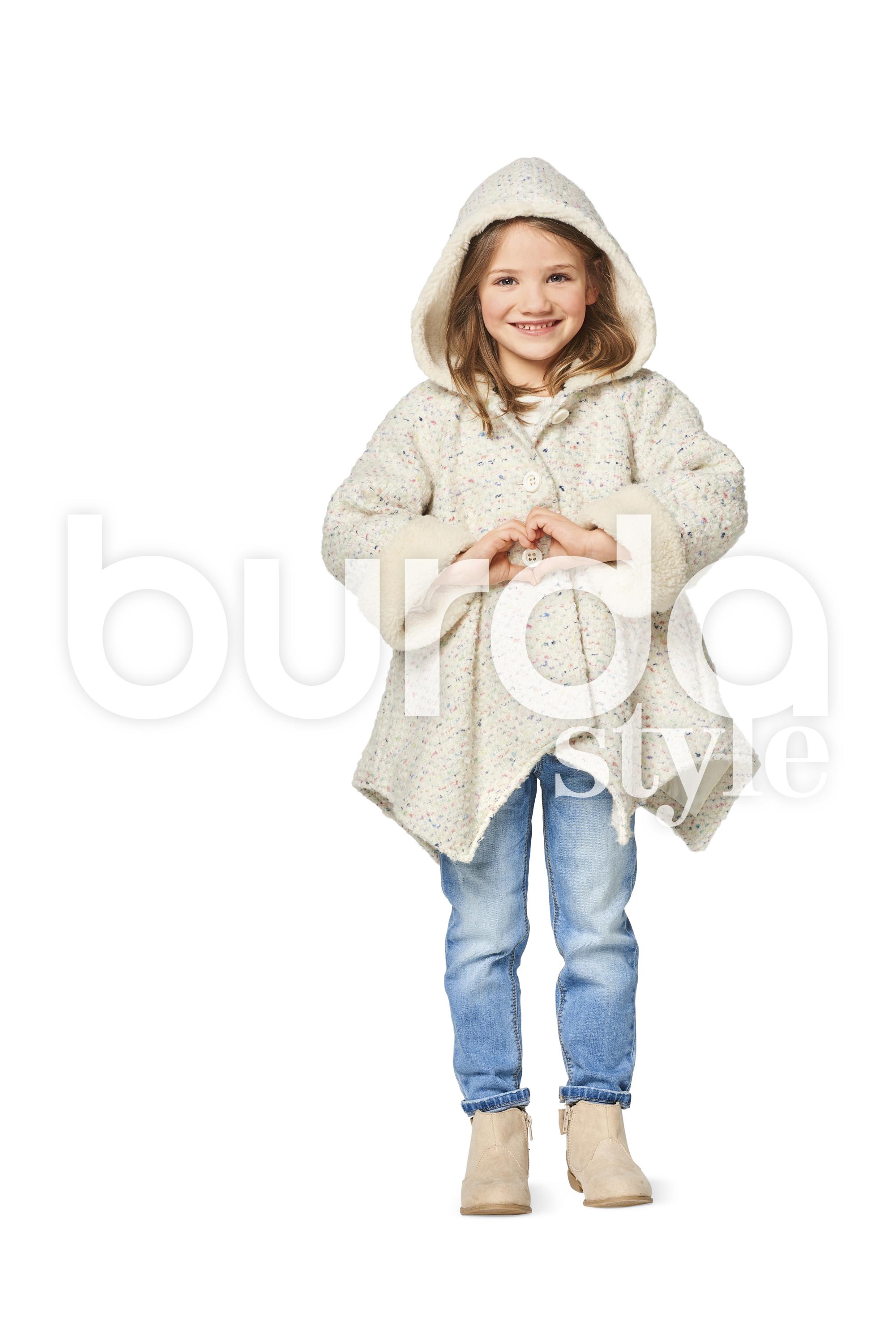 Burda B9353 Child's A-Line Coat