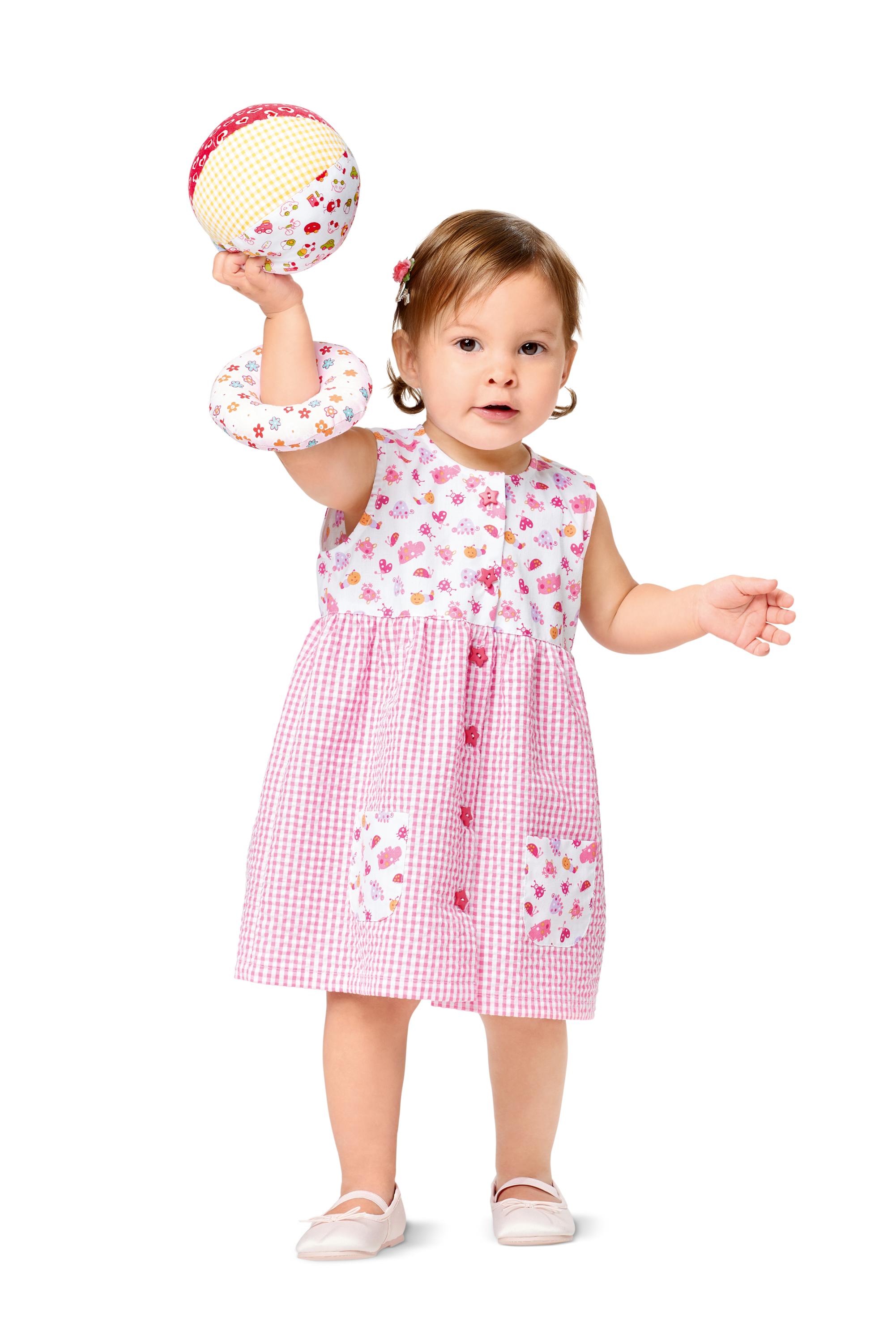 Burda B9357 Baby Collar Dress and Panties