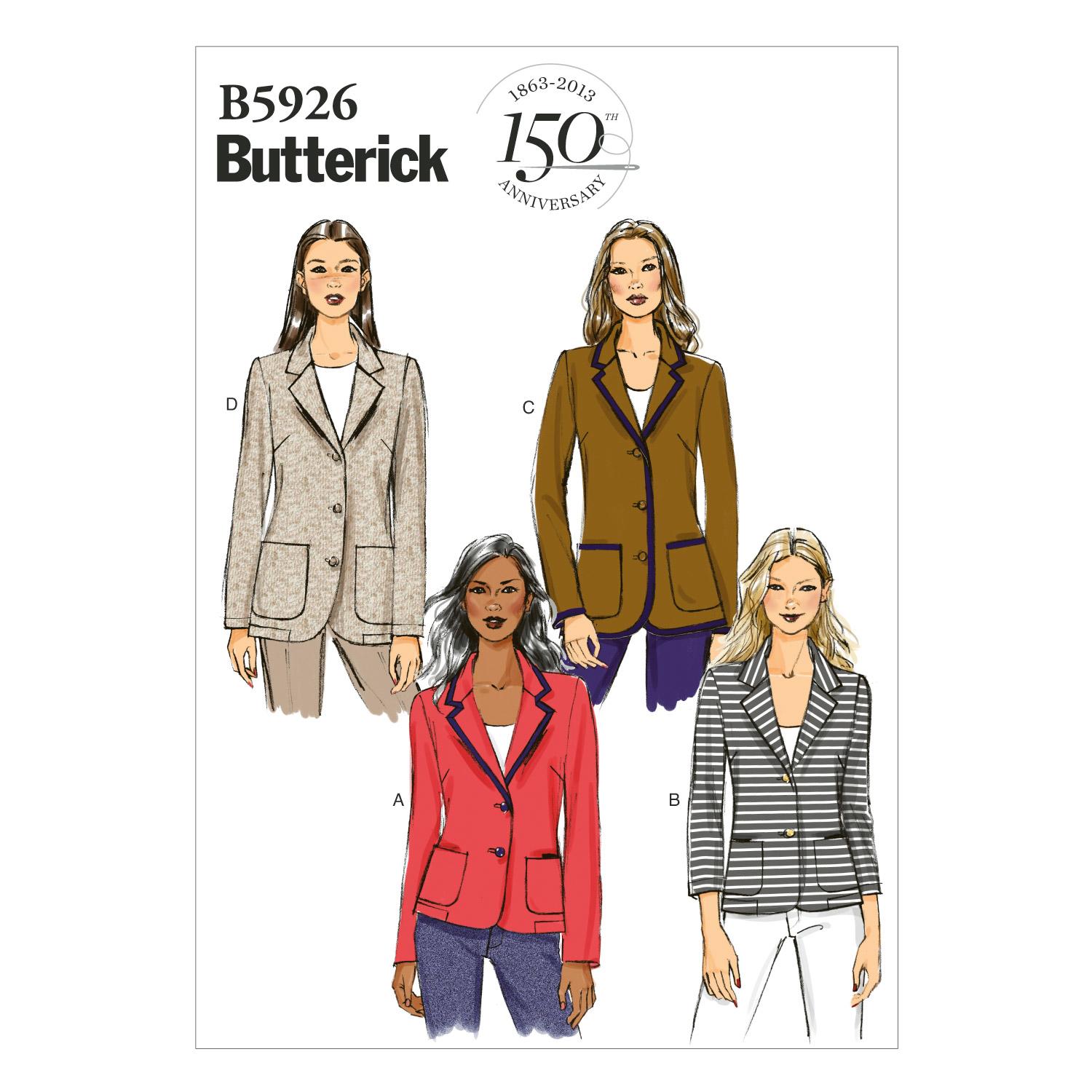 Butterick B5926 Misses'/Misses' Petite Jacket