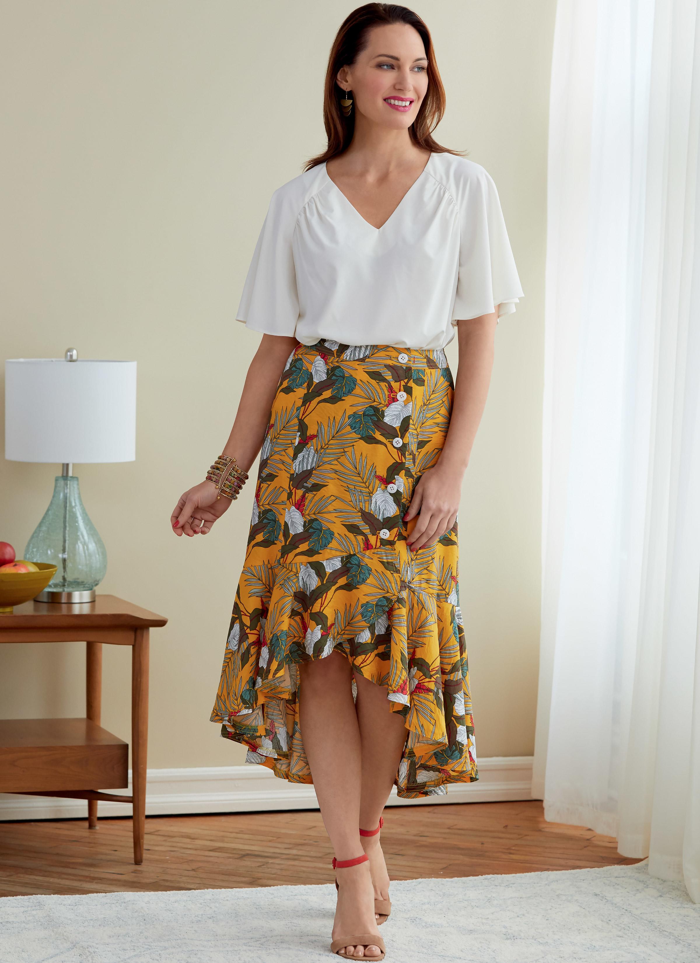 Butterick B6770 Misses' Tops and Sash