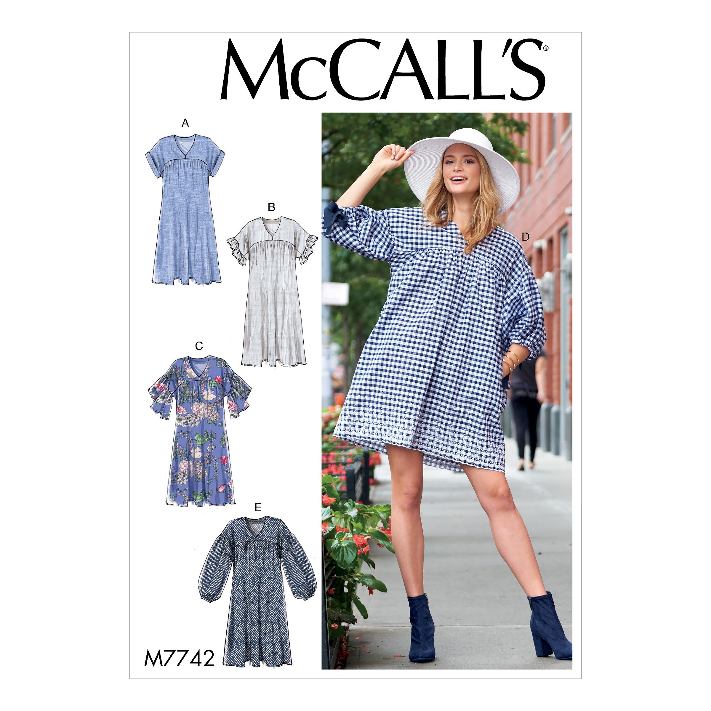 McCalls M7742 Misses Dresses