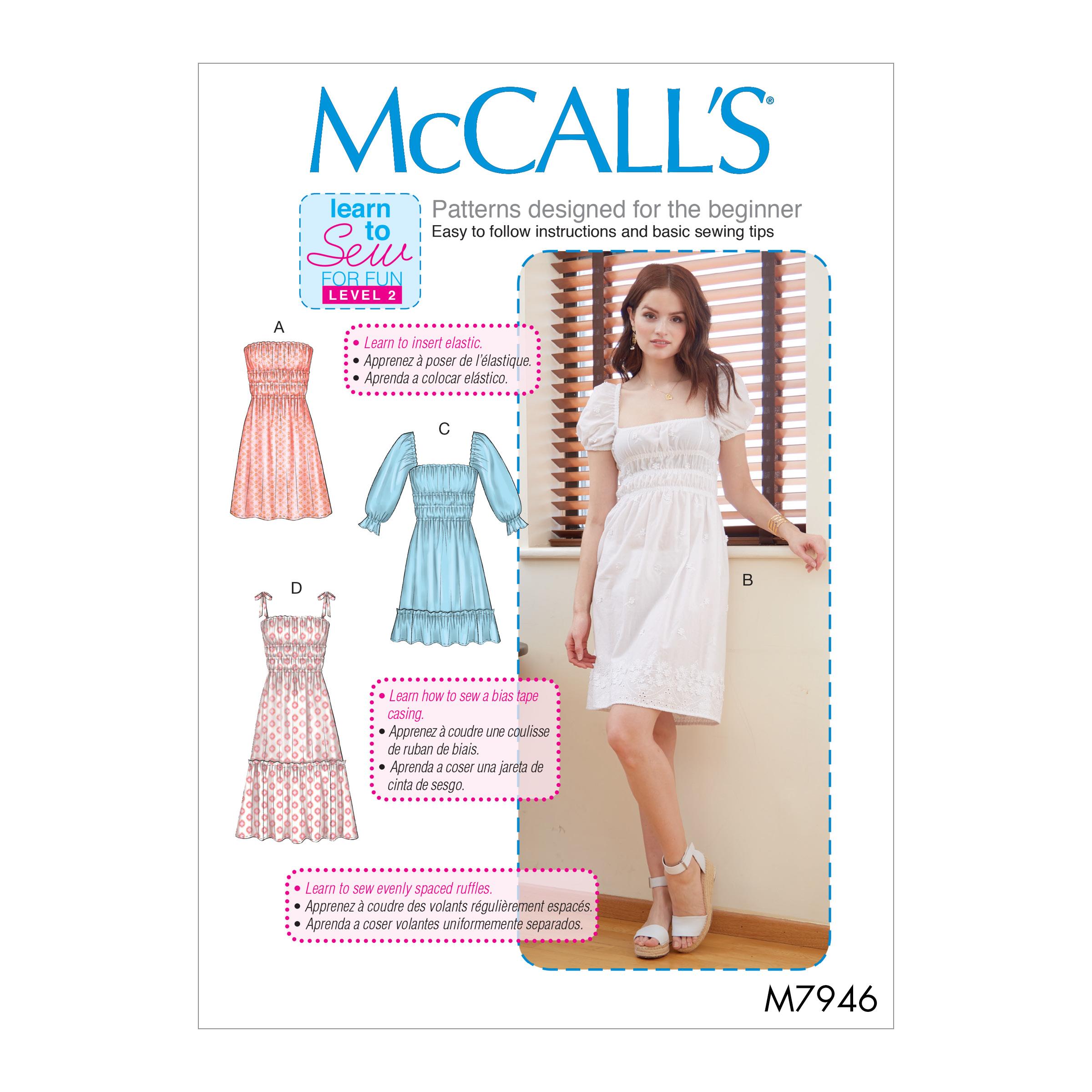 McCalls M7946 Misses Dresses