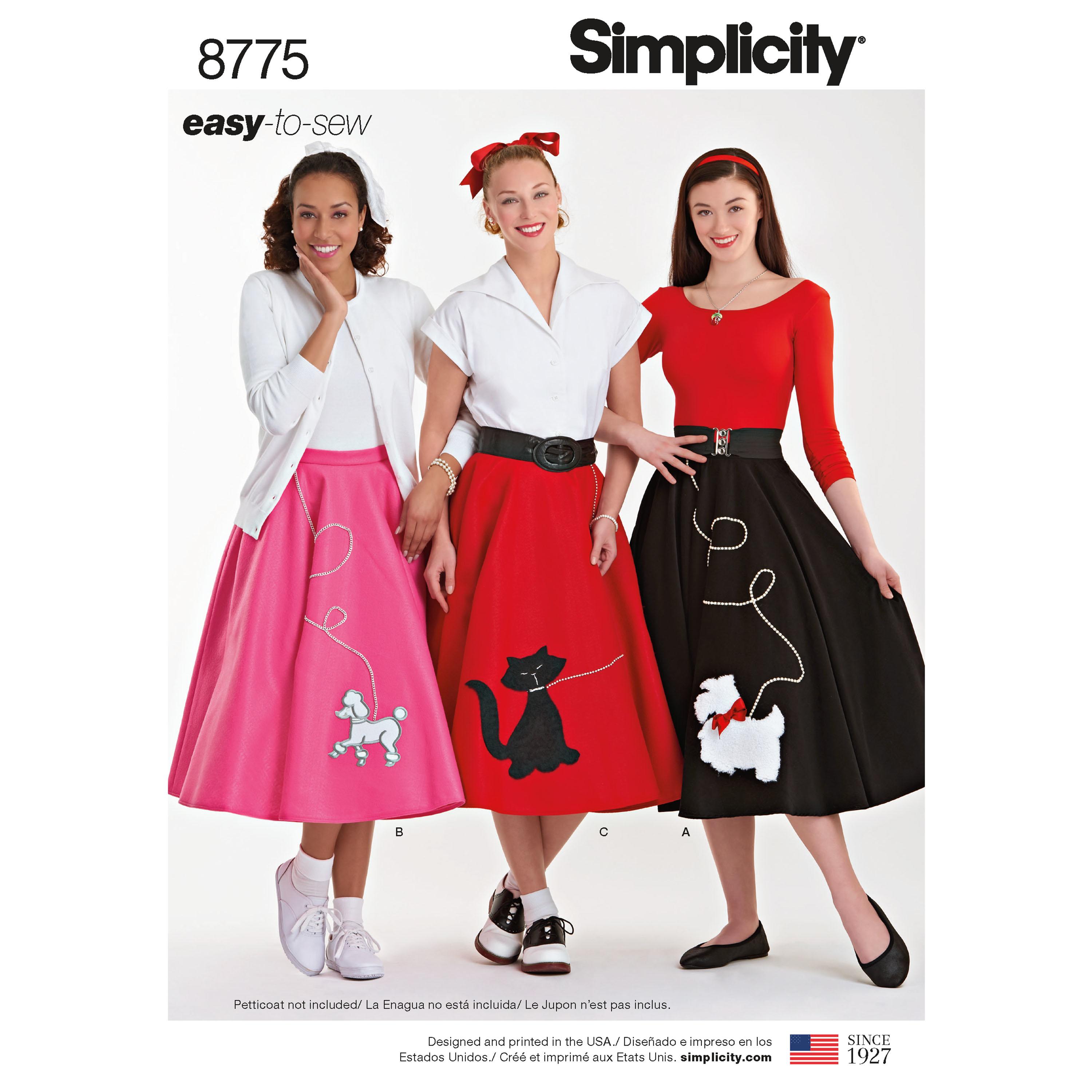 Simplicity S8775 Women's Costumes