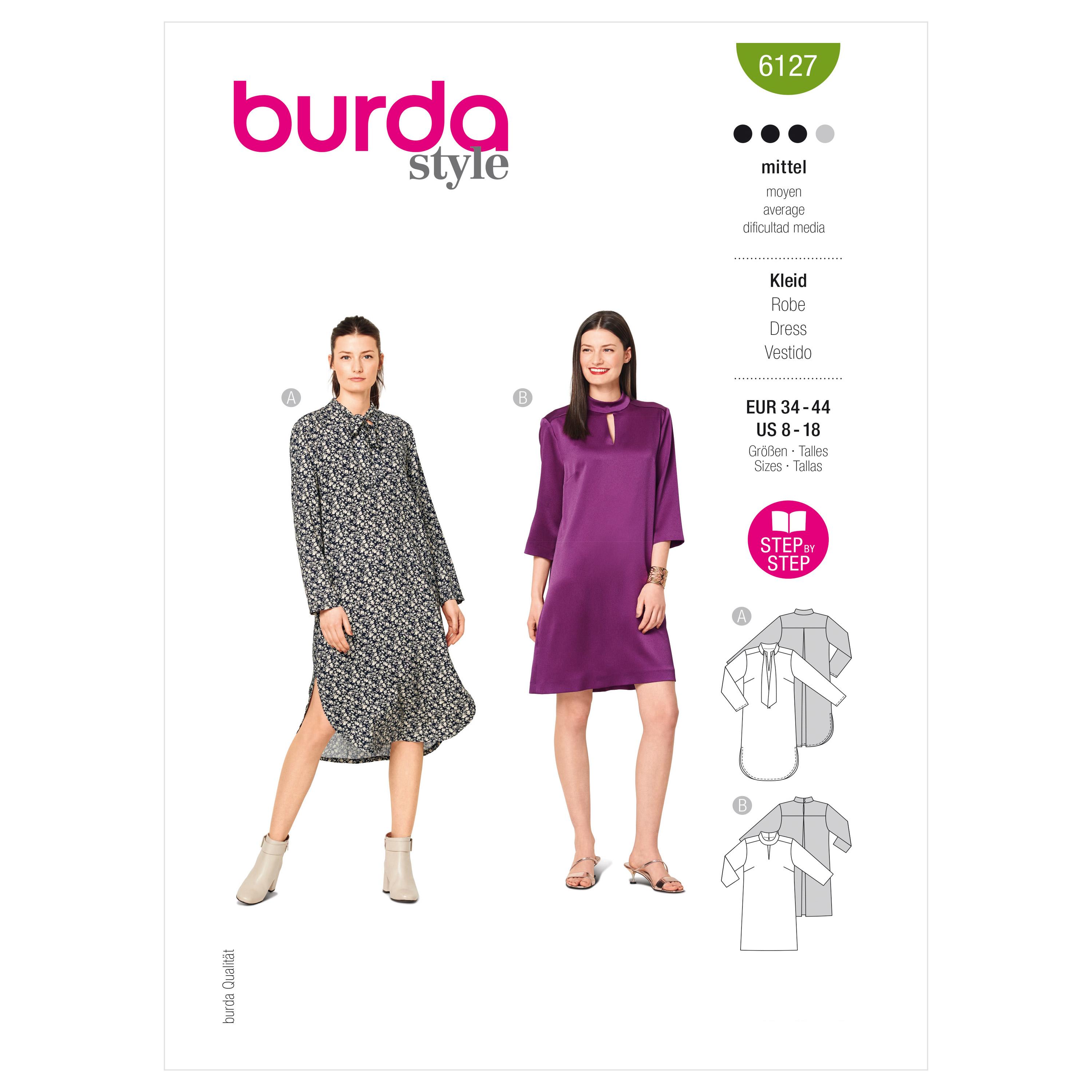Burda Style Pattern 6127 Misses' Dress