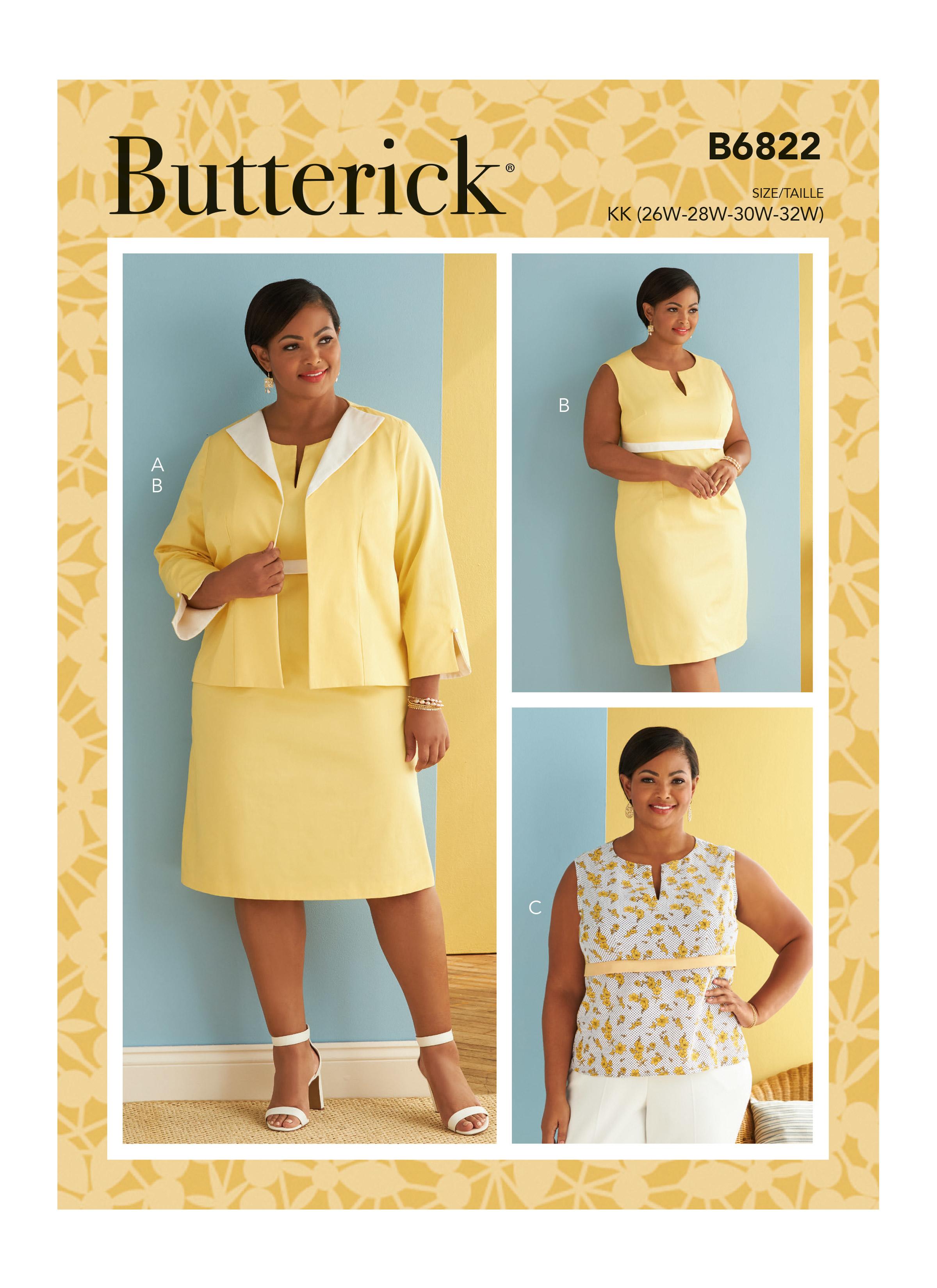 Butterick B6822 Plus Size Sportswear