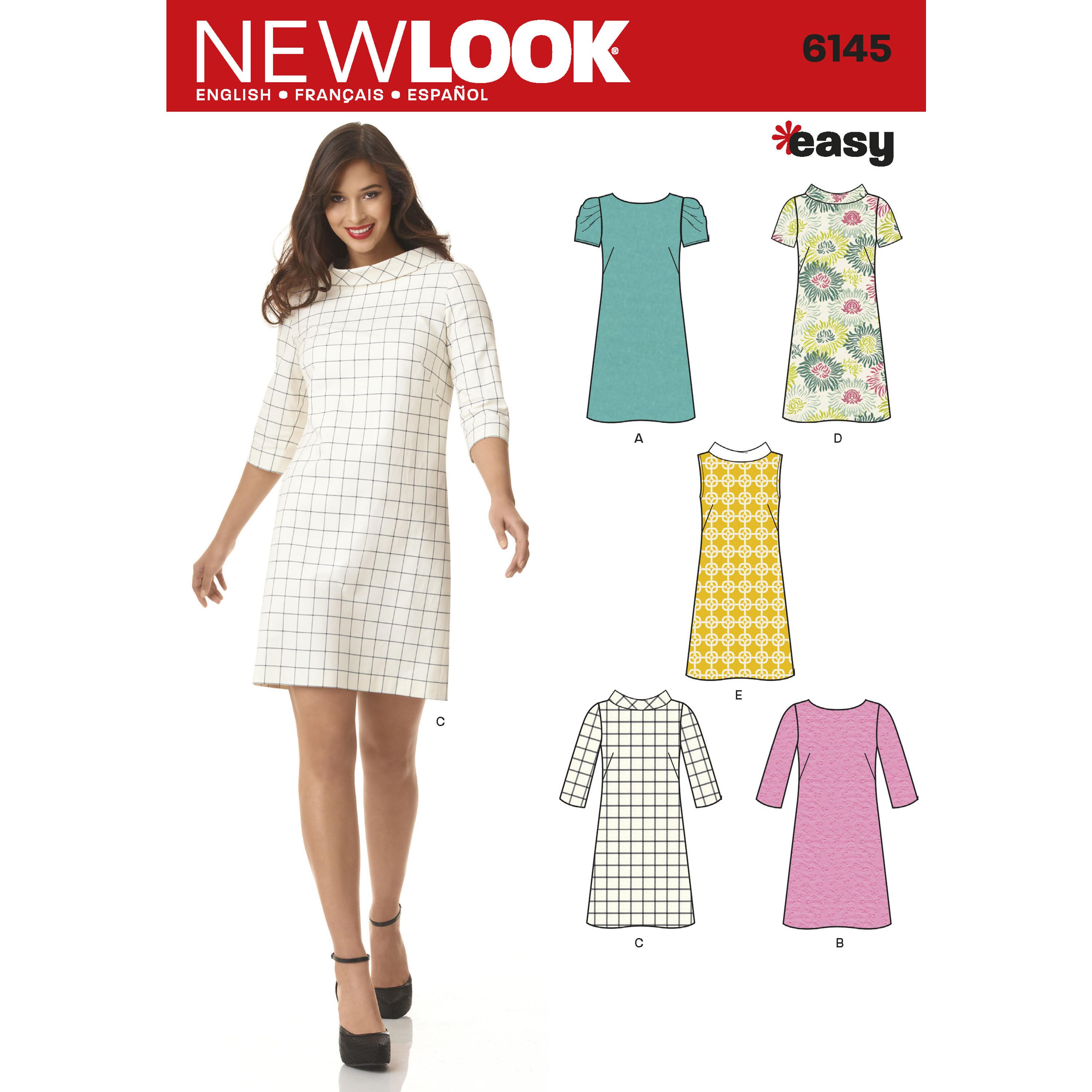 NewLook N6145 Misses' Dress