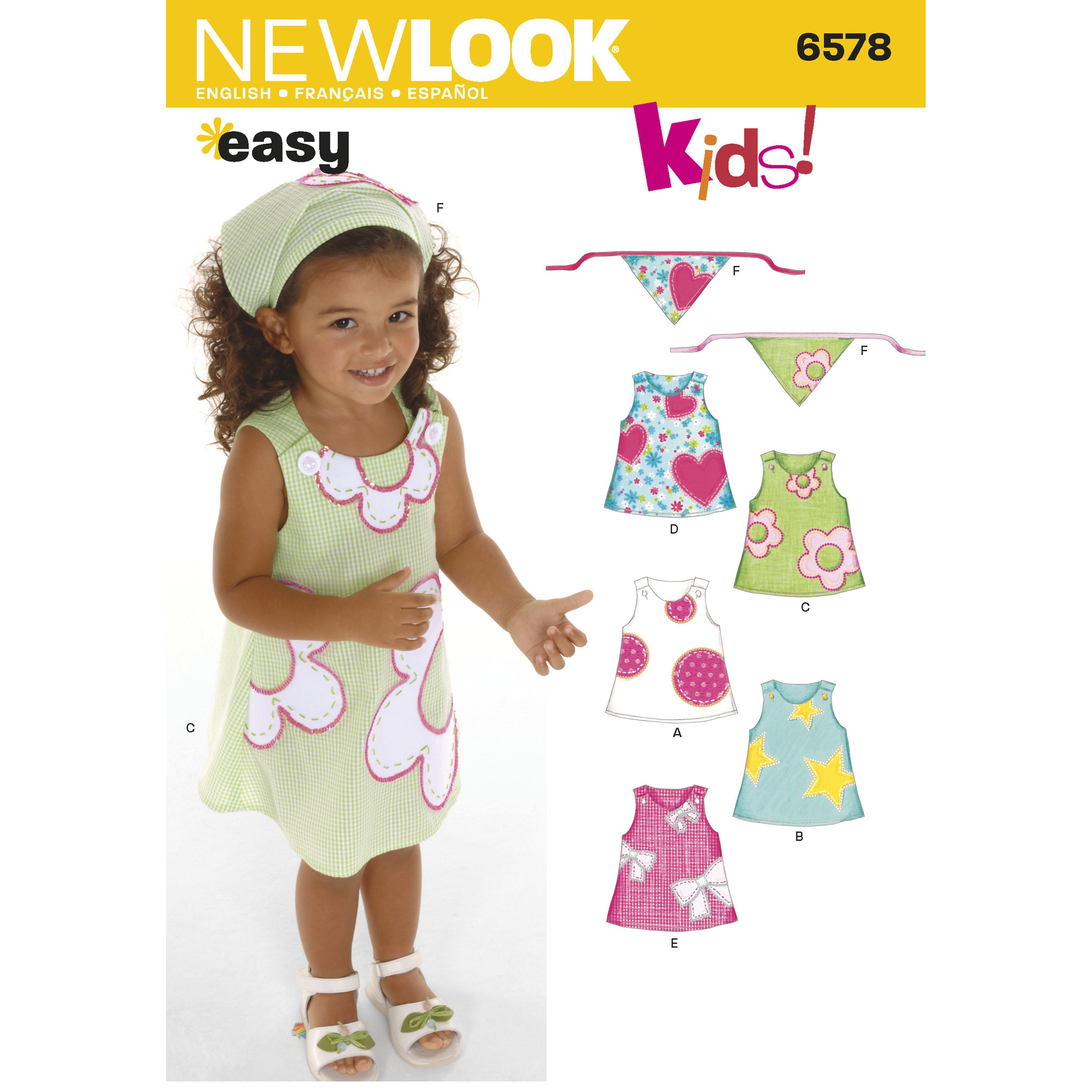 NewLook N6578 Toddler Dresses