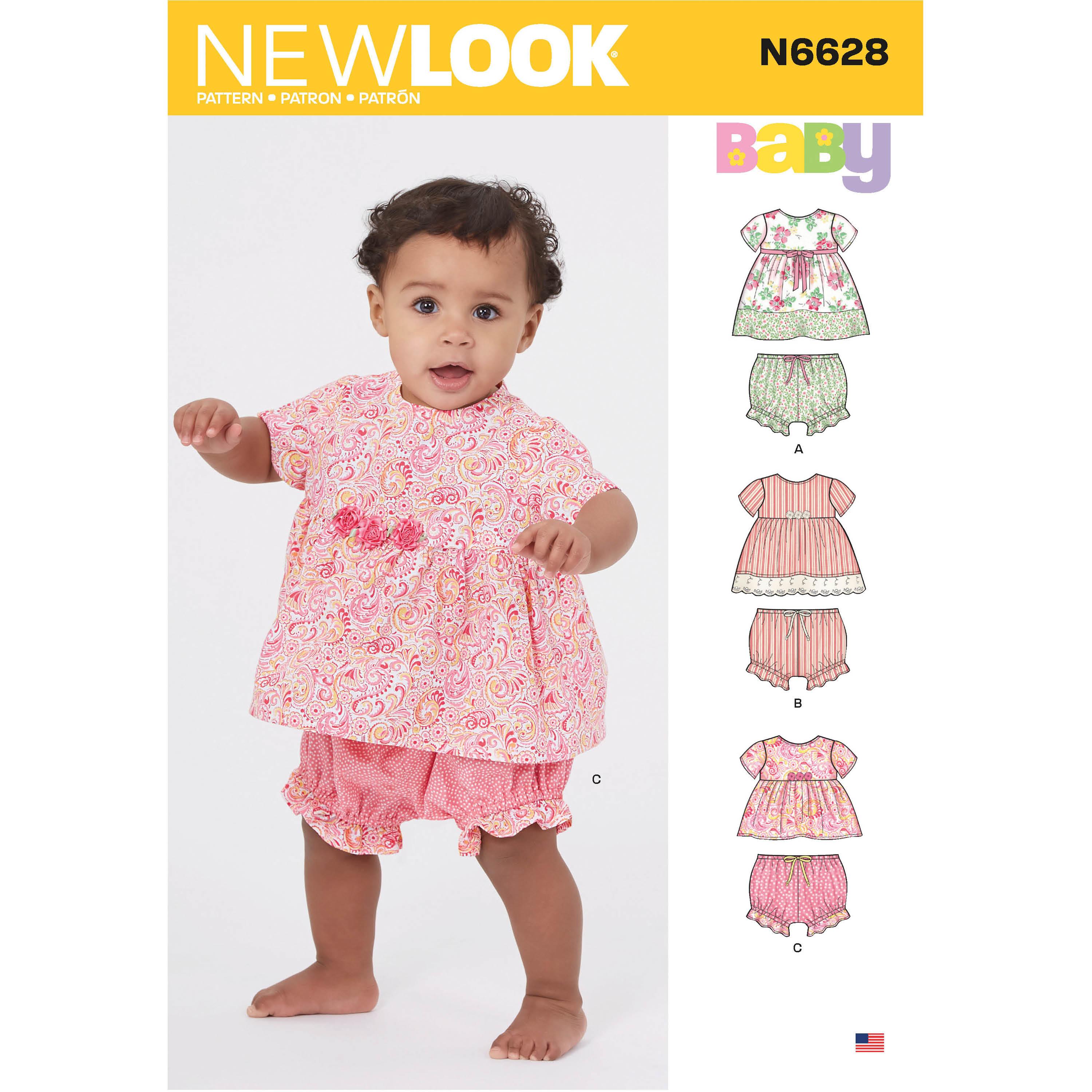 NewLook Sewing Pattern N6628 Babies' Sportswear