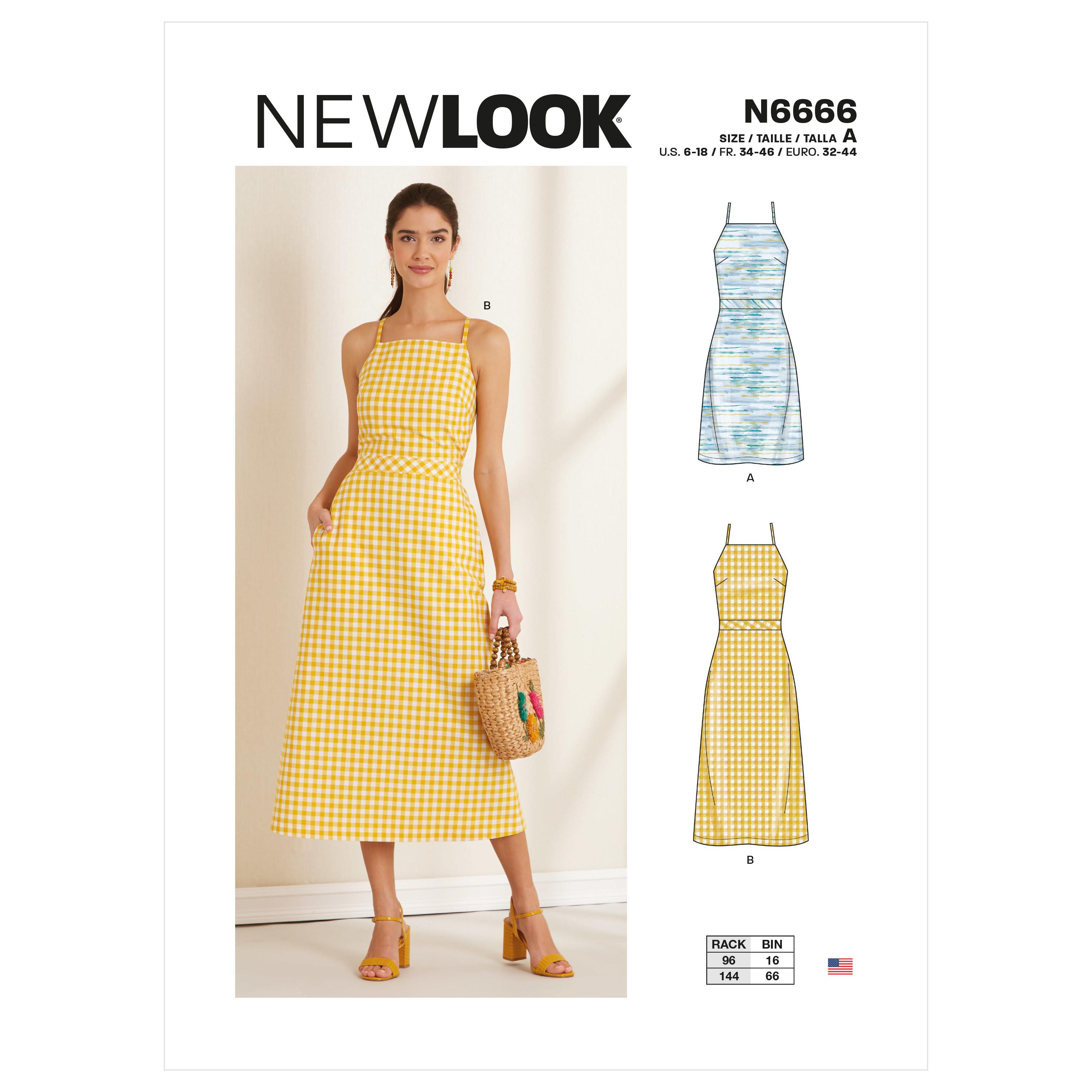 New Look Sewing Pattern N6666Misses' Dress