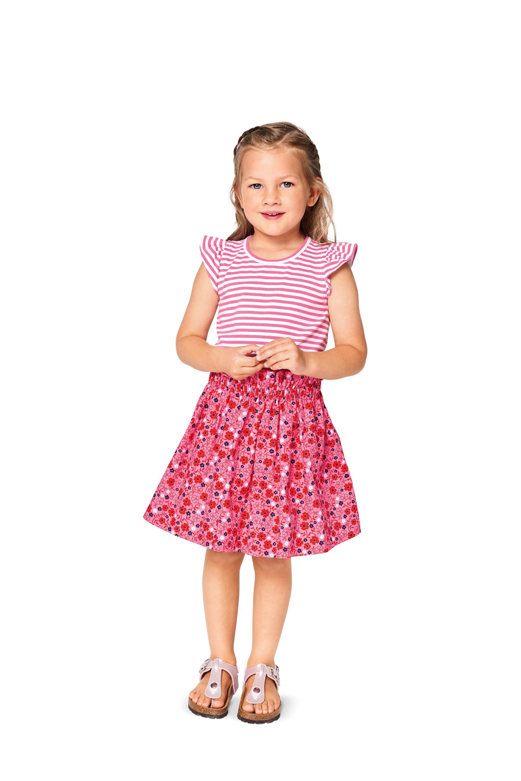 Burda B9364 Child shirt and Elastic Skirt