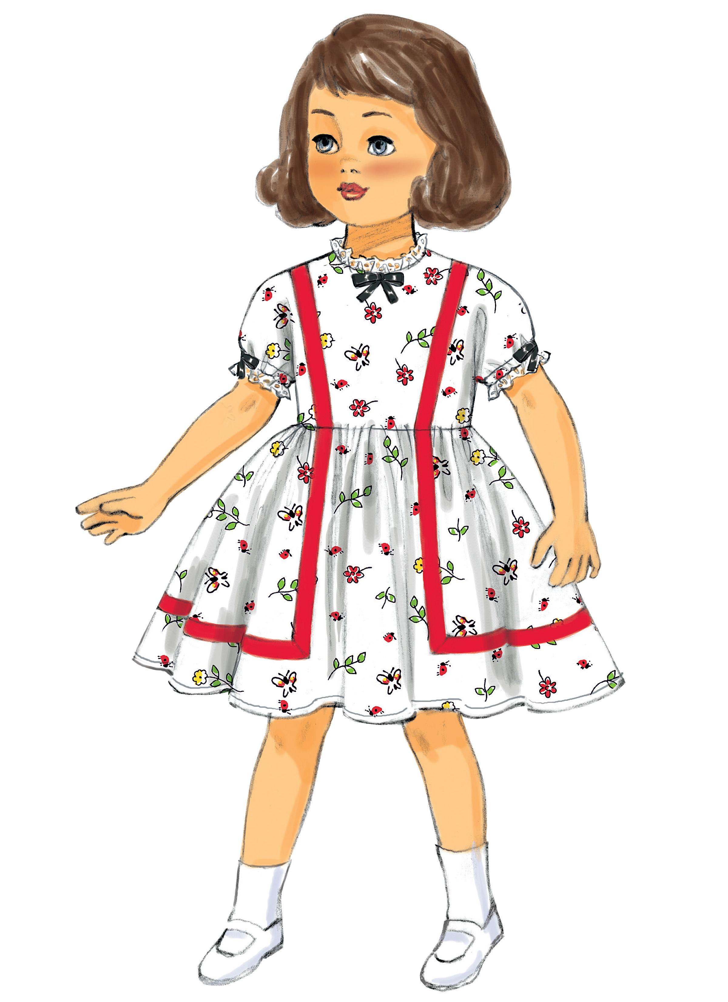Butterick B6265 18" Doll Clothes