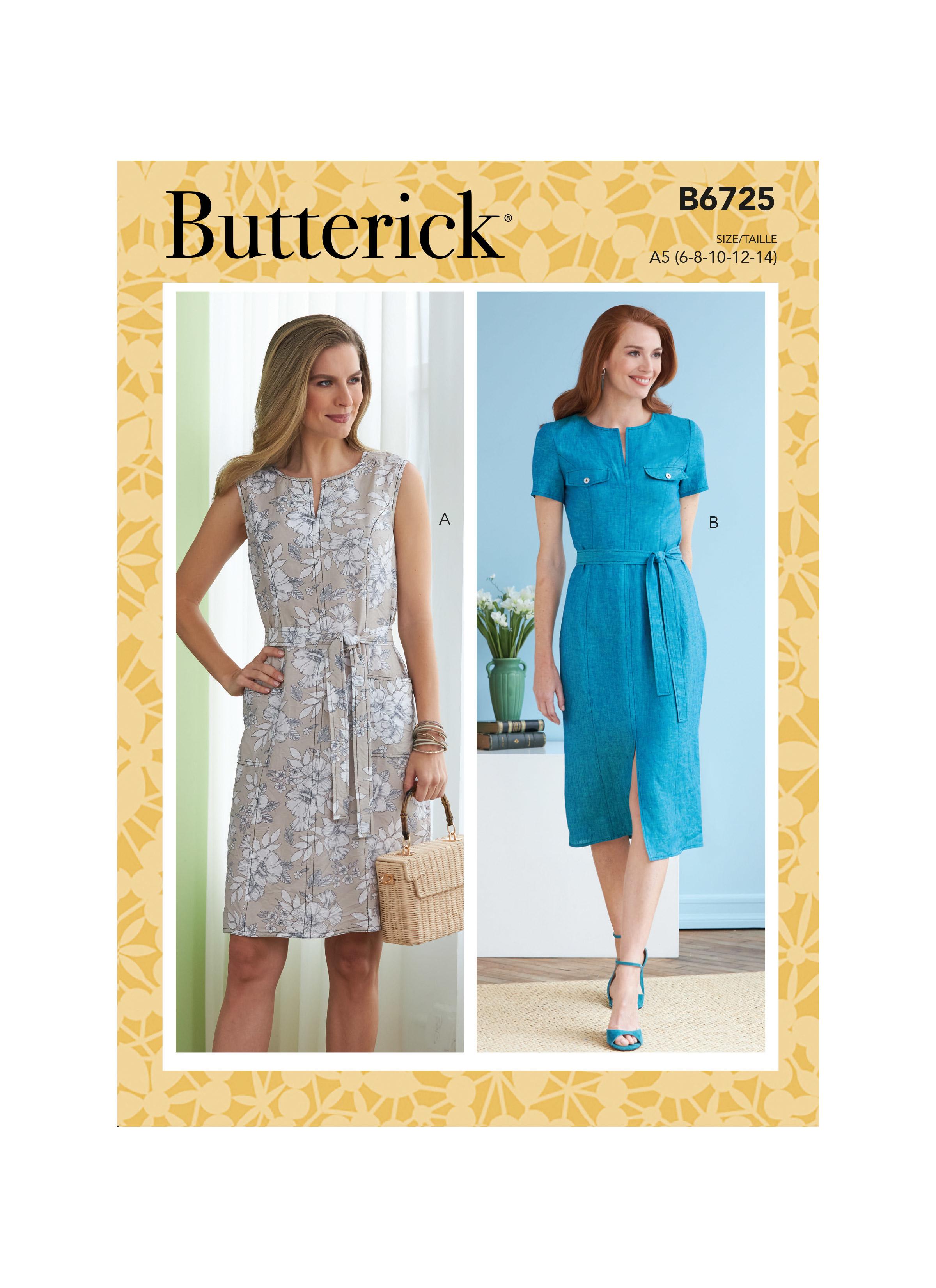 Butterick B6725 Misses' Dresses
