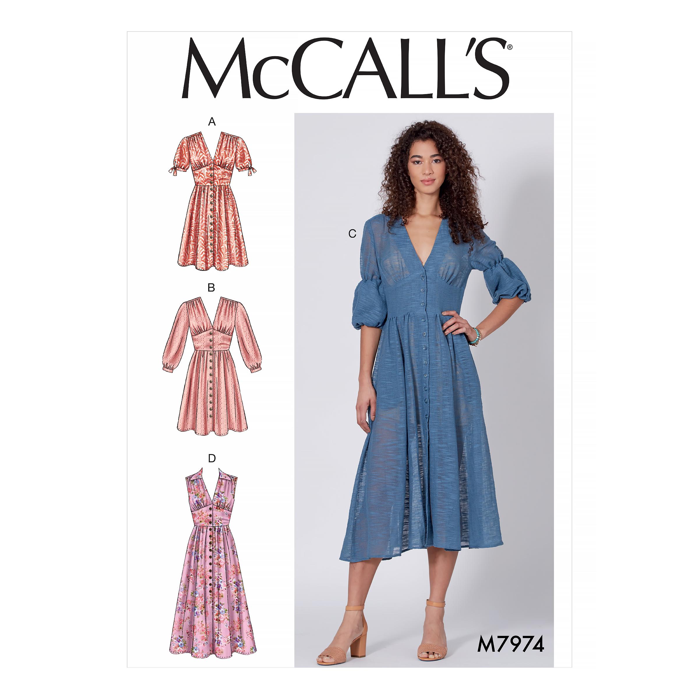 McCalls M7974 Misses Dresses