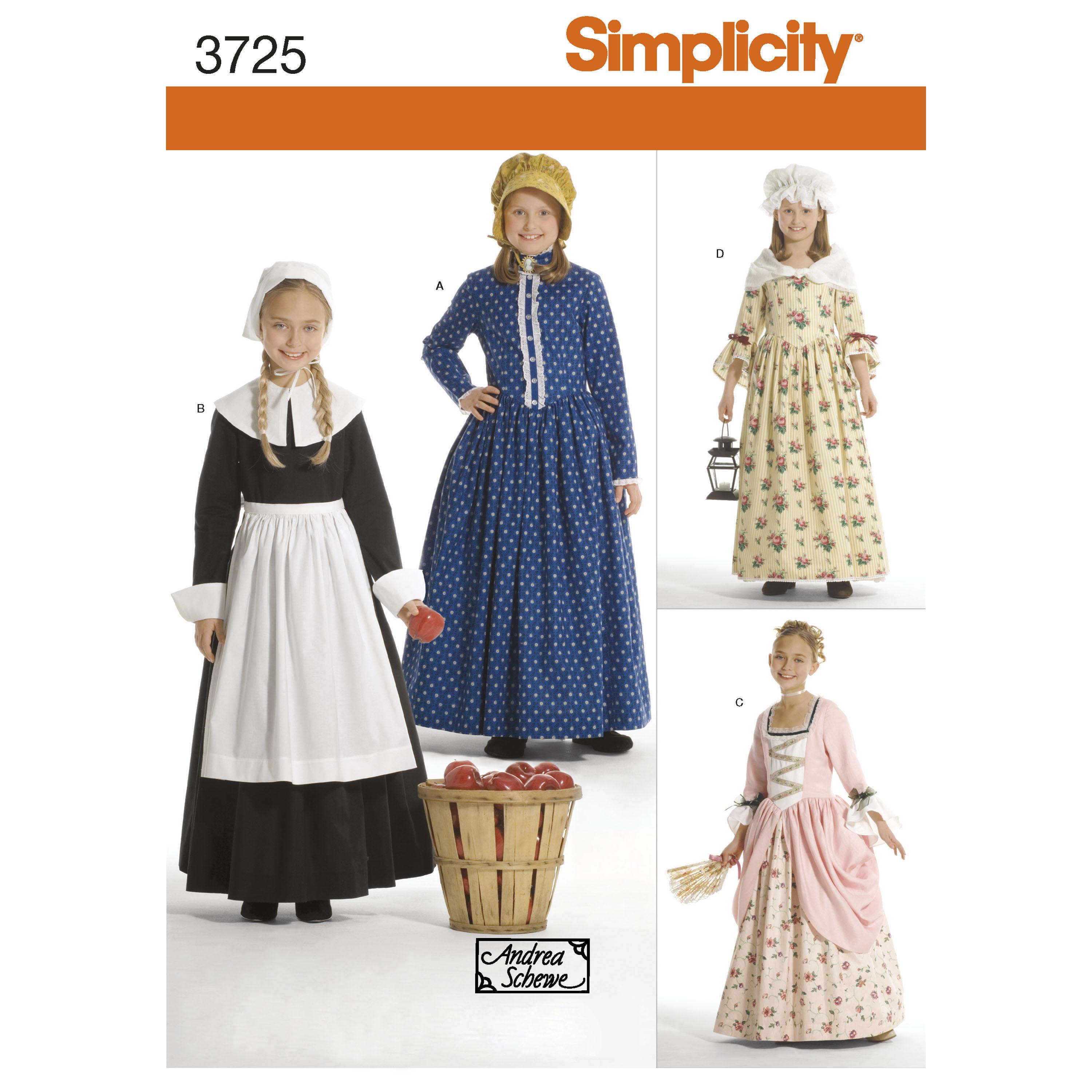 Simplicity S3725 Child & Girl Costumes