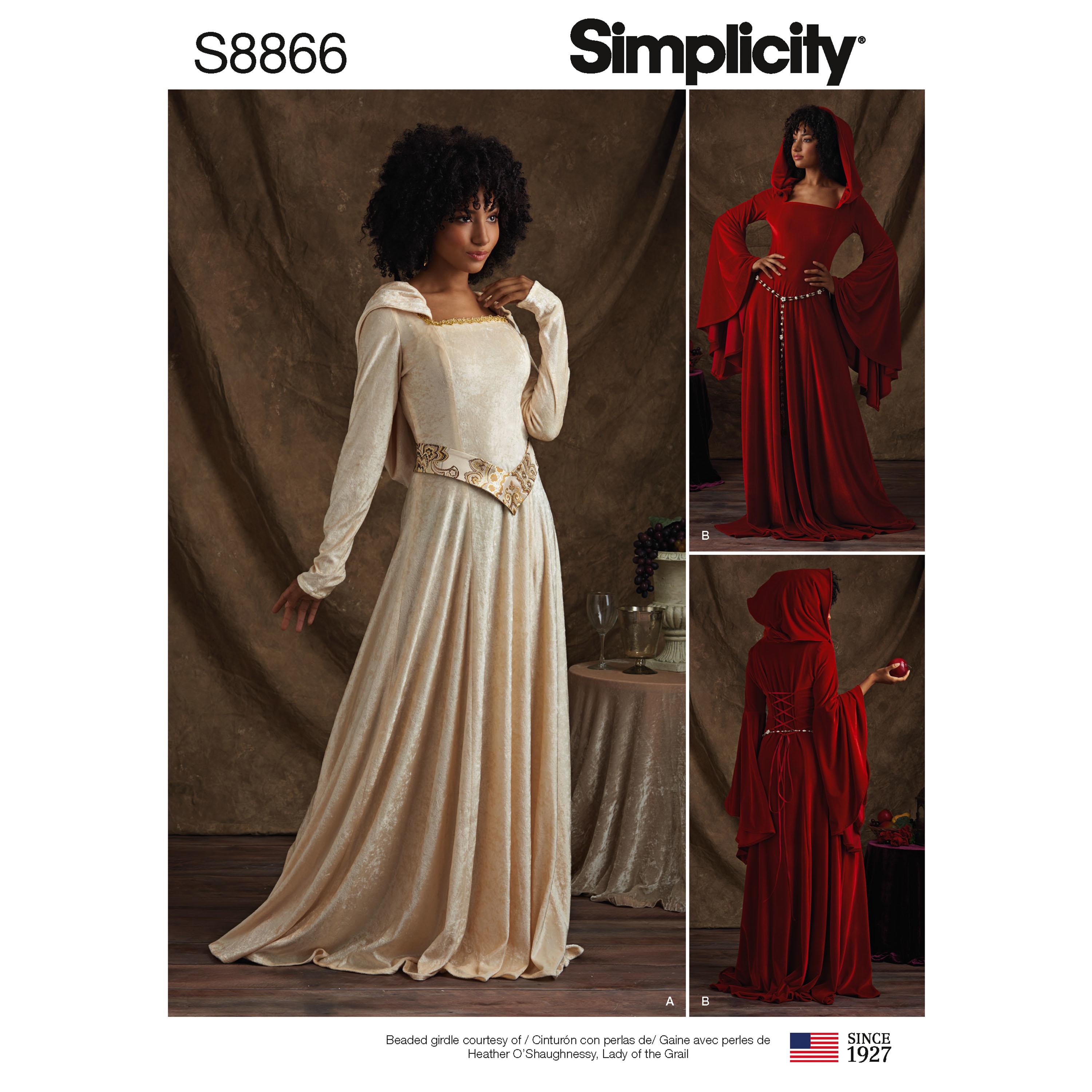 Simplicity S8866 Misses'/ Miss Petite Knit Costumes