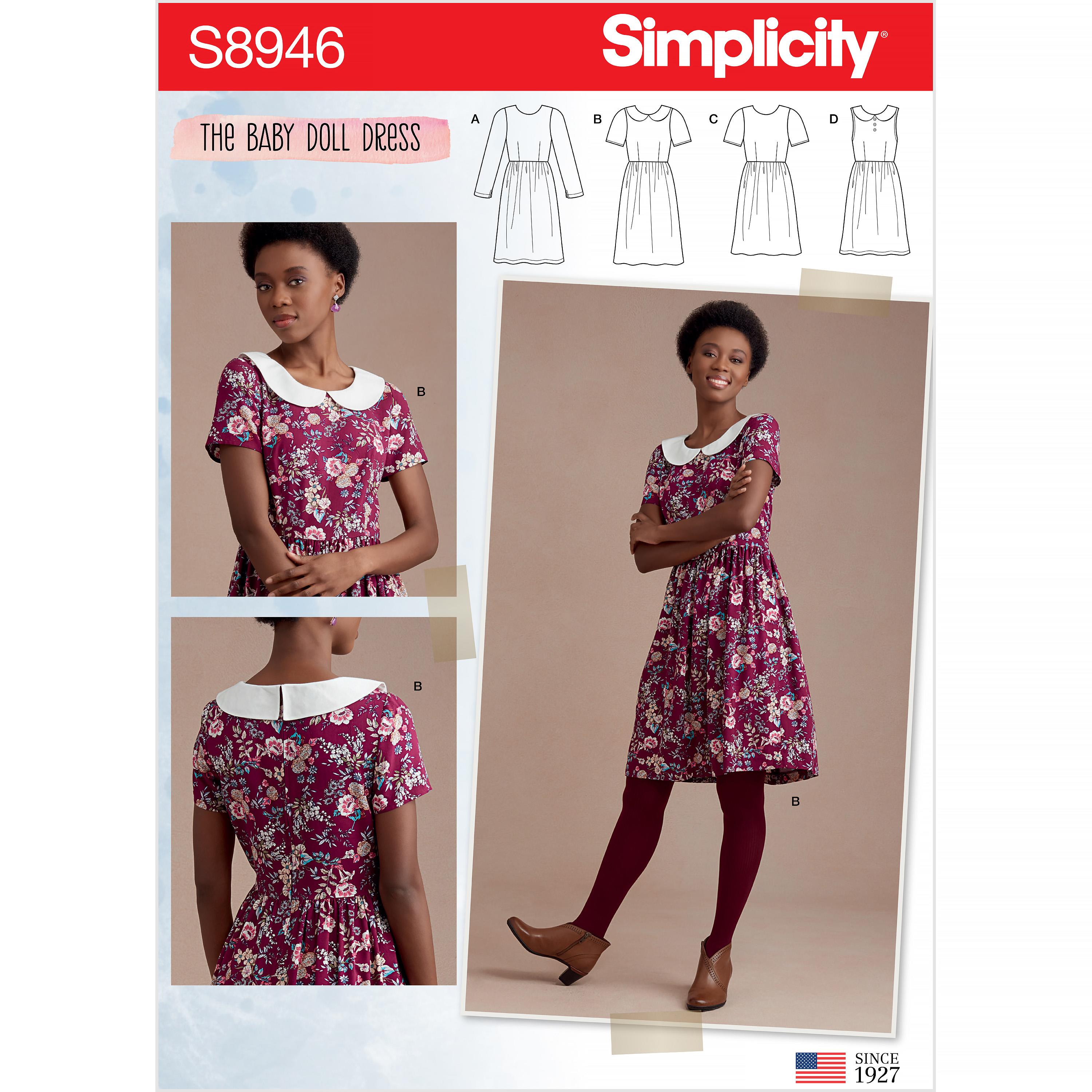 Simplicity S8946 Misses' Dresses
