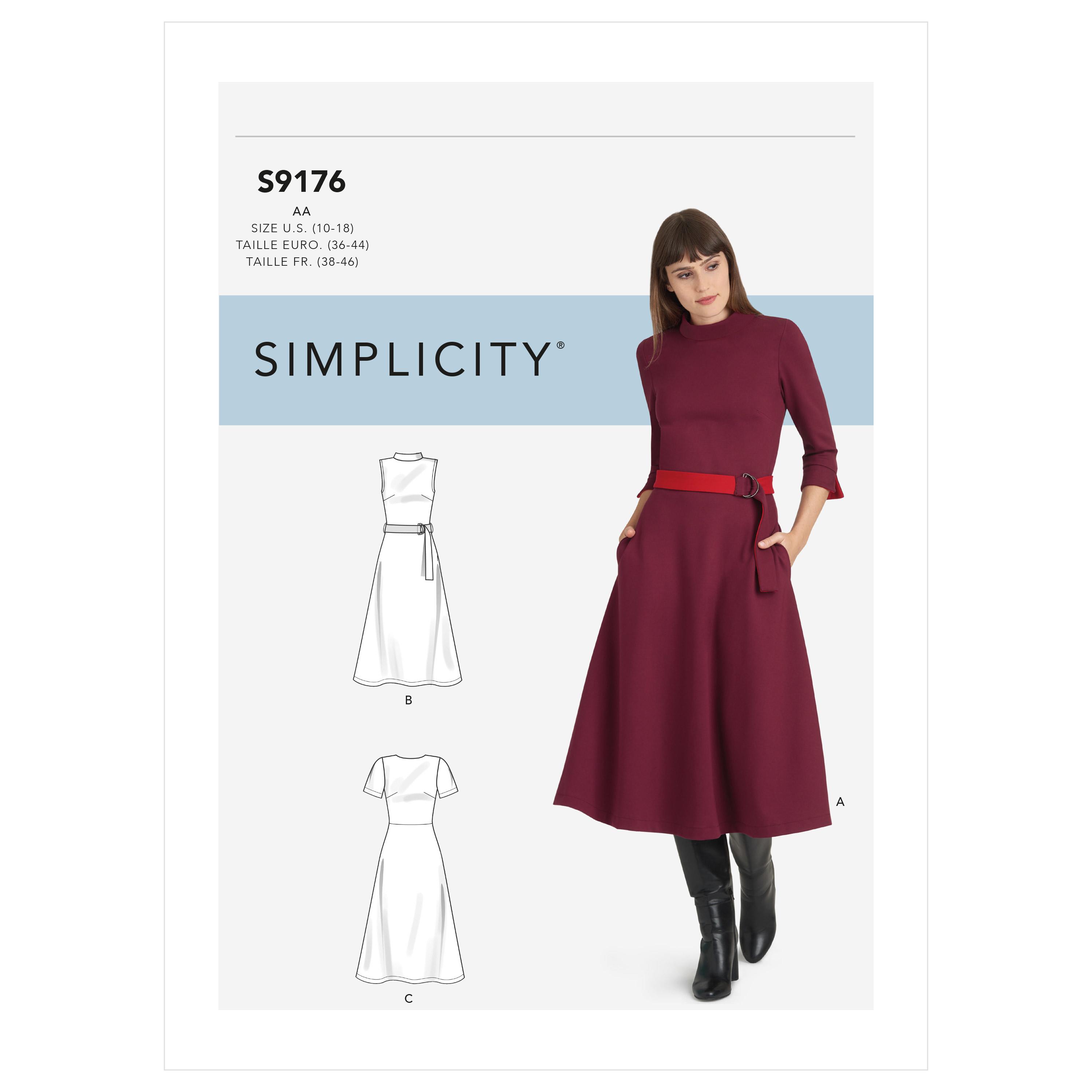 Simplicity S9176 Misses' & Women's Dresses