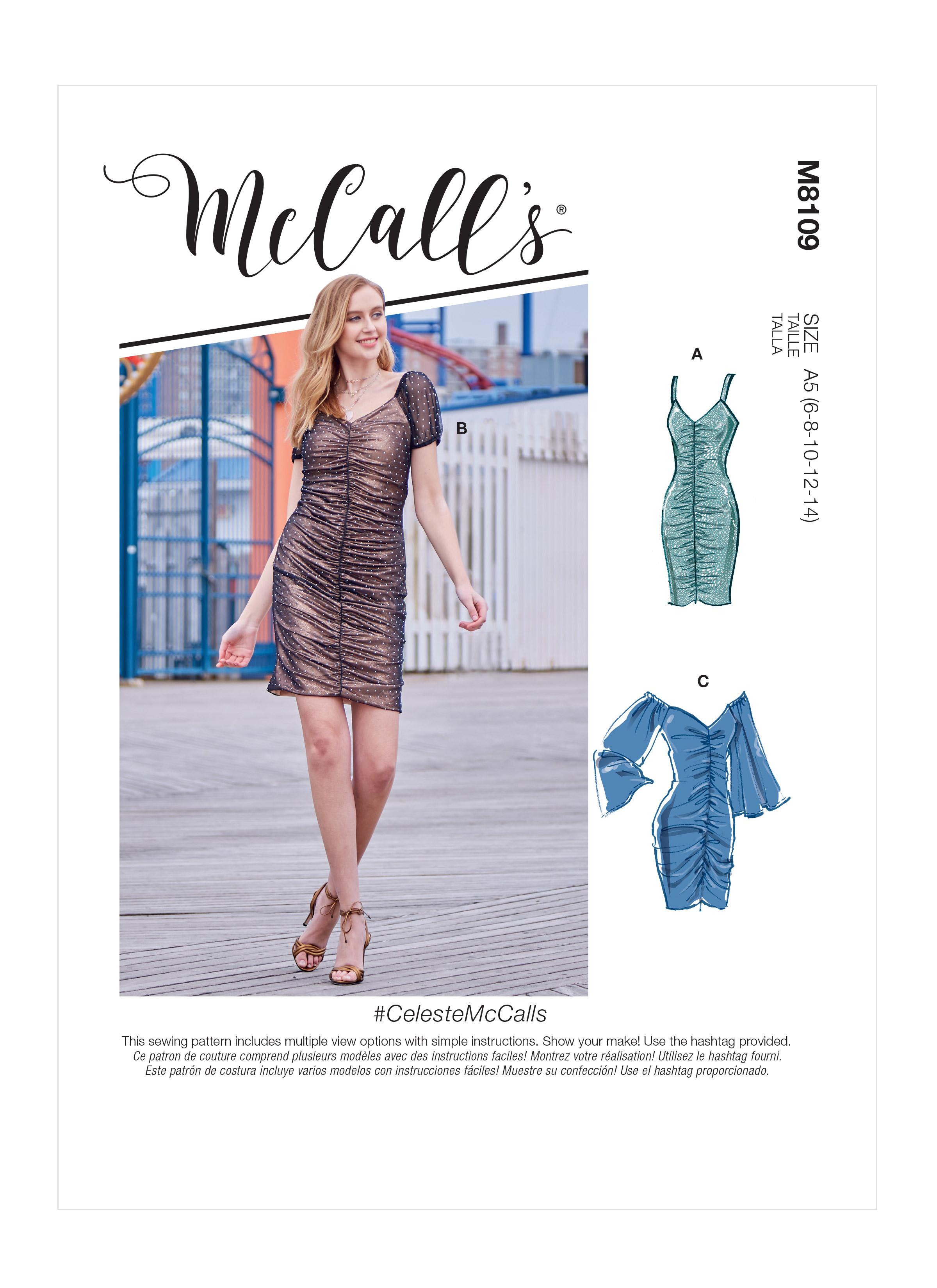 McCalls M8109 #CelesteMcCalls - Misses' Dresses