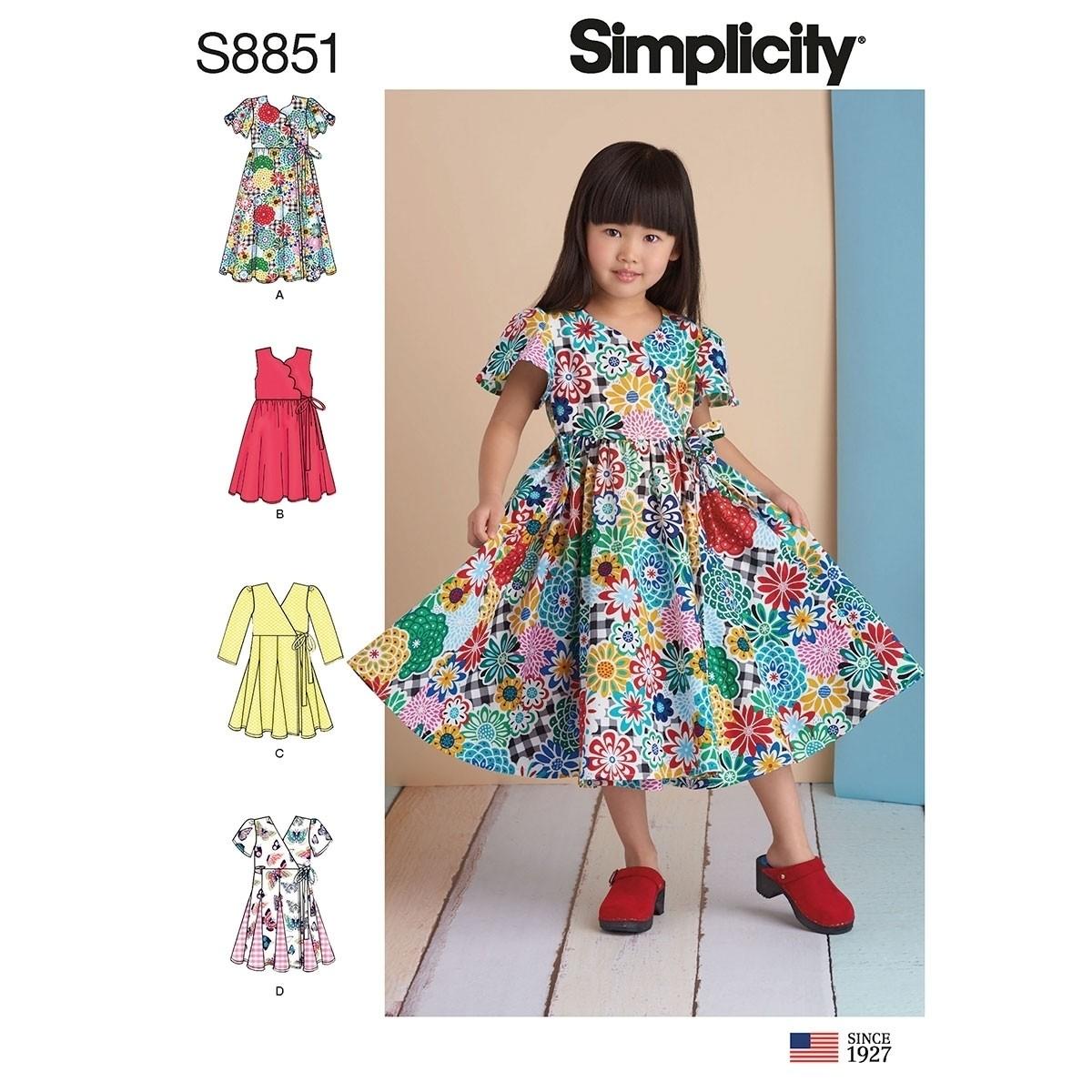 Simplicity S8851 Child's Dresses
