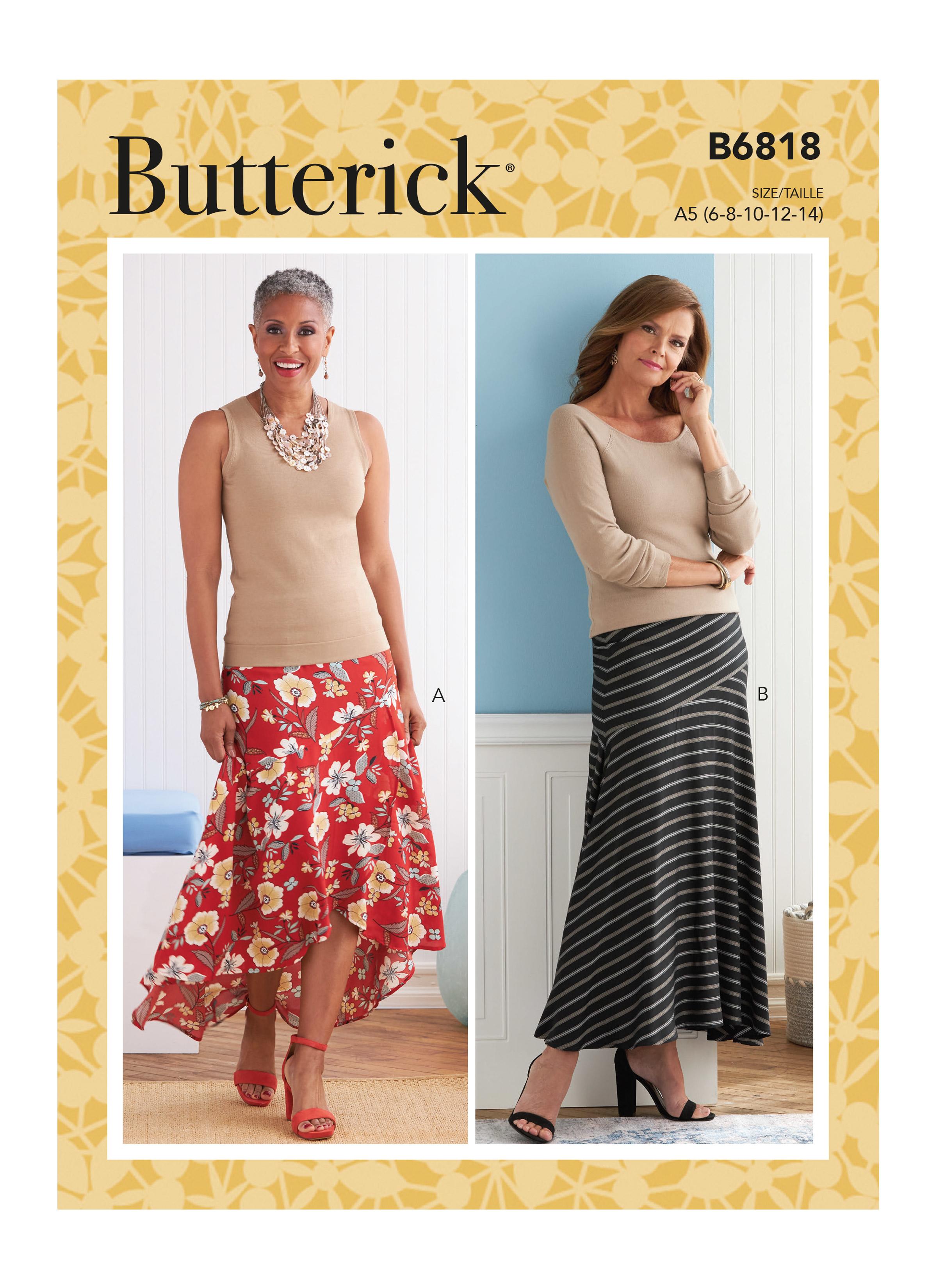 Butterick B6818 Misses Skirt / Pants