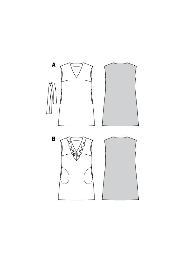 Burda B6221 Dress Sewing Pattern