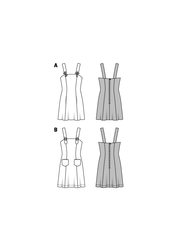 Burda B6538 Misses' Strappy Dress