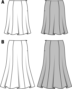 Burda B6903 Burda Skirts Sewing Pattern