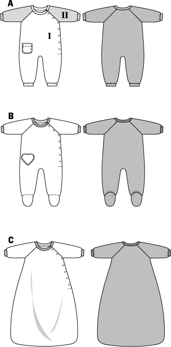 Burda B9782 Jumpsuit & Sleeping Bag Sewing Pattern
