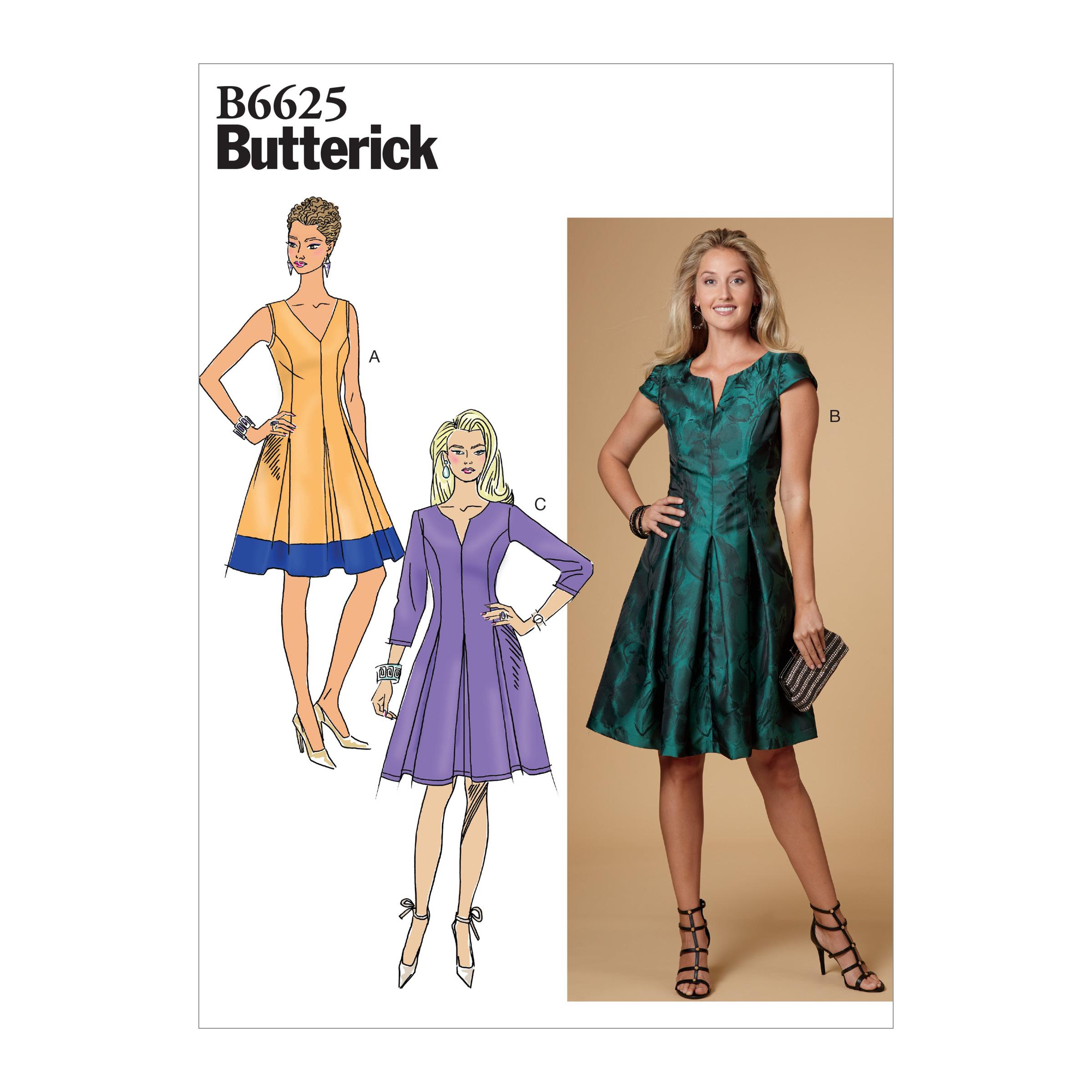 Butterick B6625 Misses'/Misses' Petite Dress