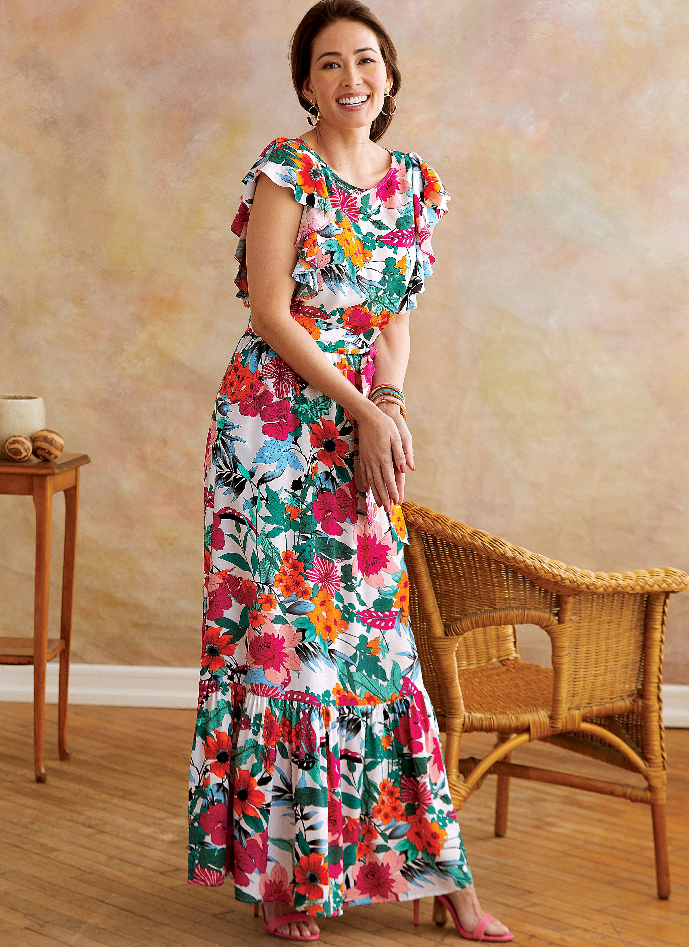 Butterick B6677 Misses' Dress and Sash