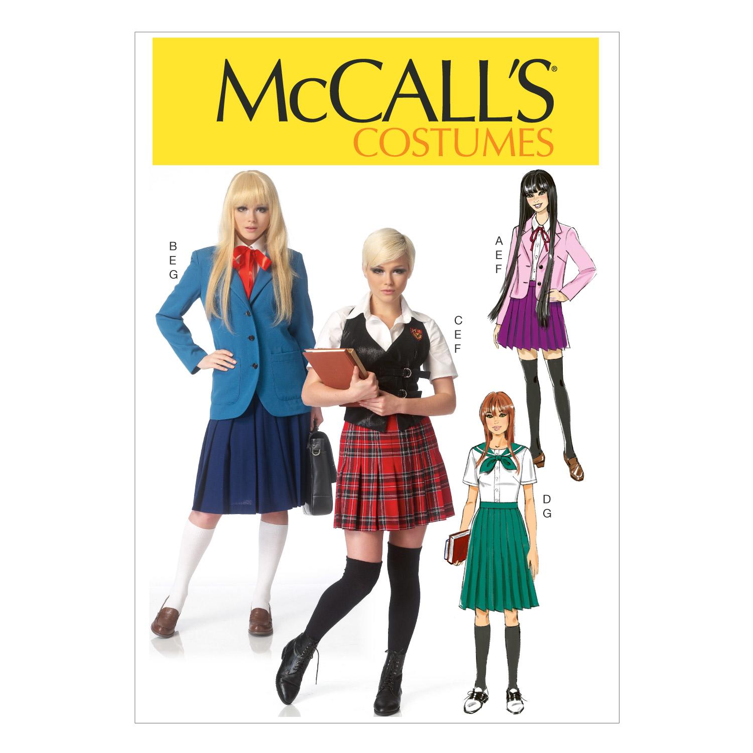 McCalls M7141 Coordinates, Costumes, Jackets, Skirts, Bustles & Petticoats, Tops, Shirts & Tunics, Vests