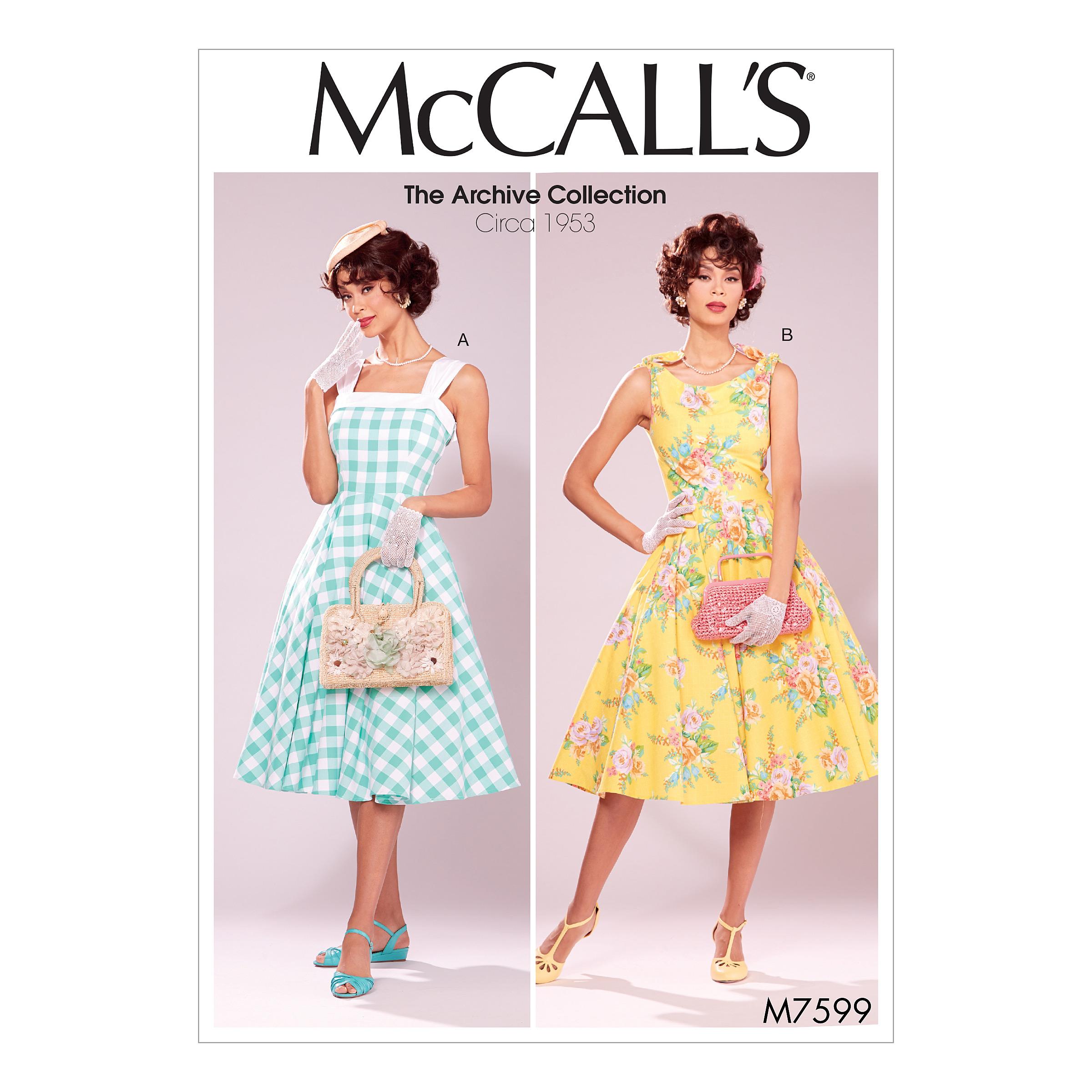 McCalls M7599 Misses Dresses
