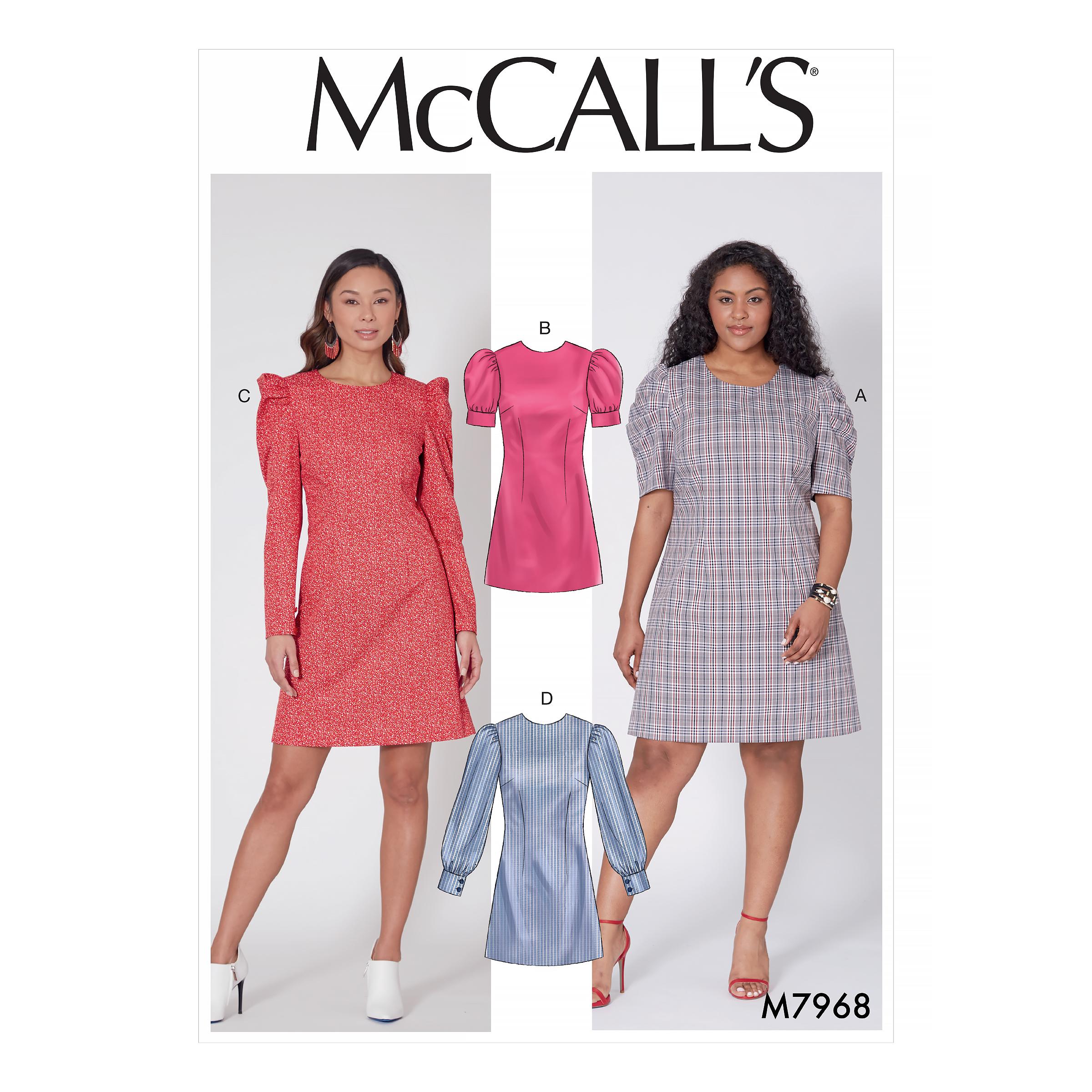 McCalls M7968 Misses Dresses, Plus Sizes, Misses Prom, Evening & Bridal