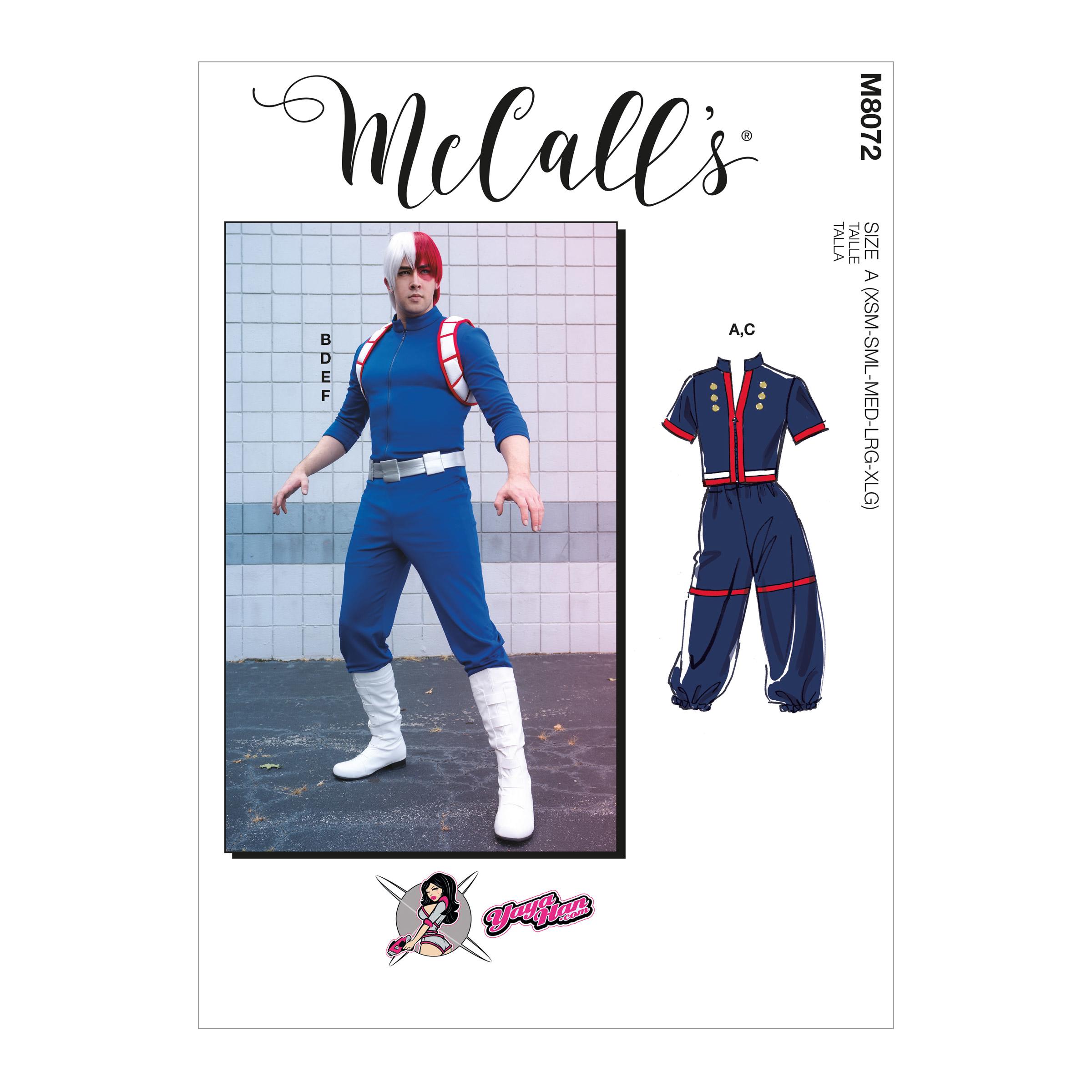 McCalls M8072 Unisex Costume
