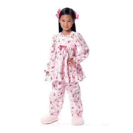 girl in pajamas