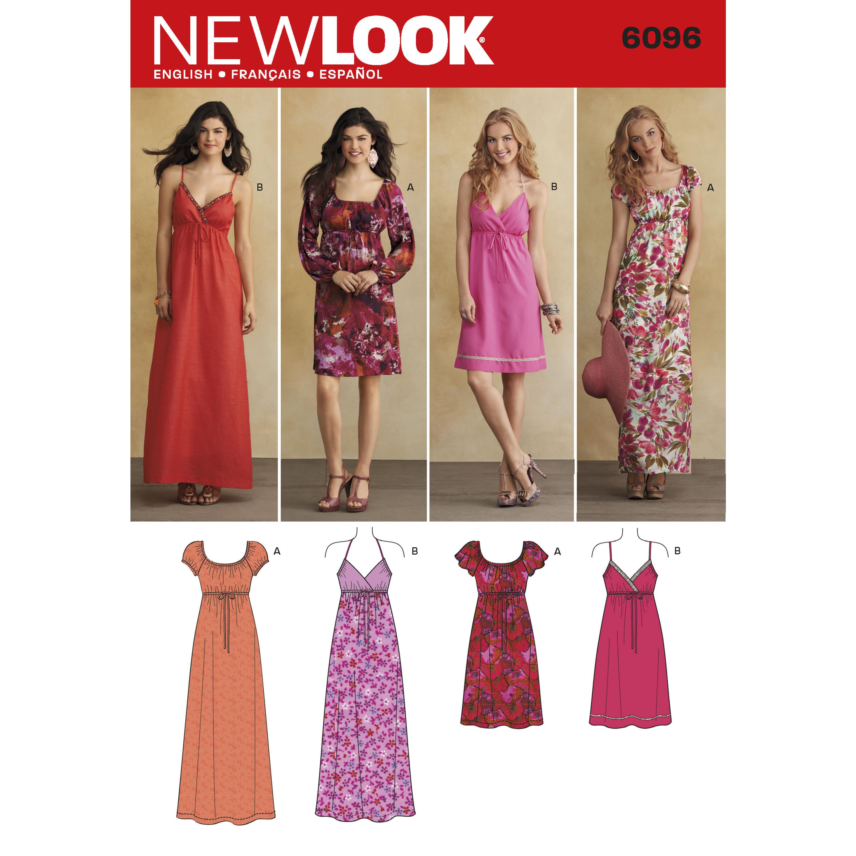 NewLook N6096 Misses' Dresses