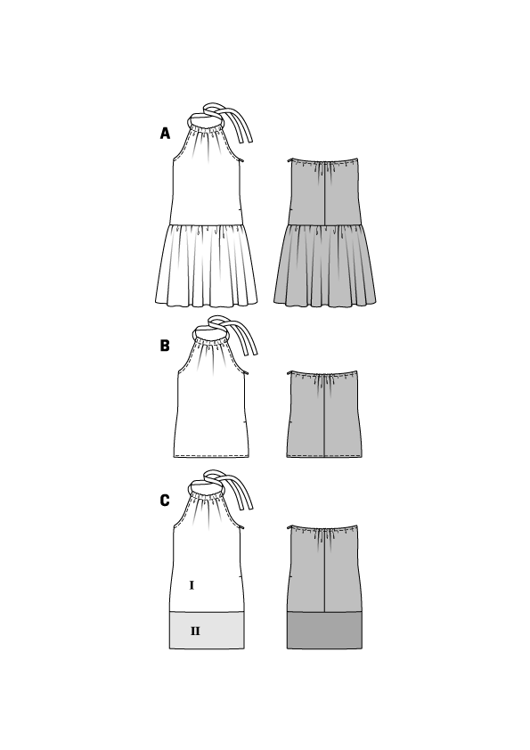Burda B6655 Women's Dress & Shirt Sewing Pattern