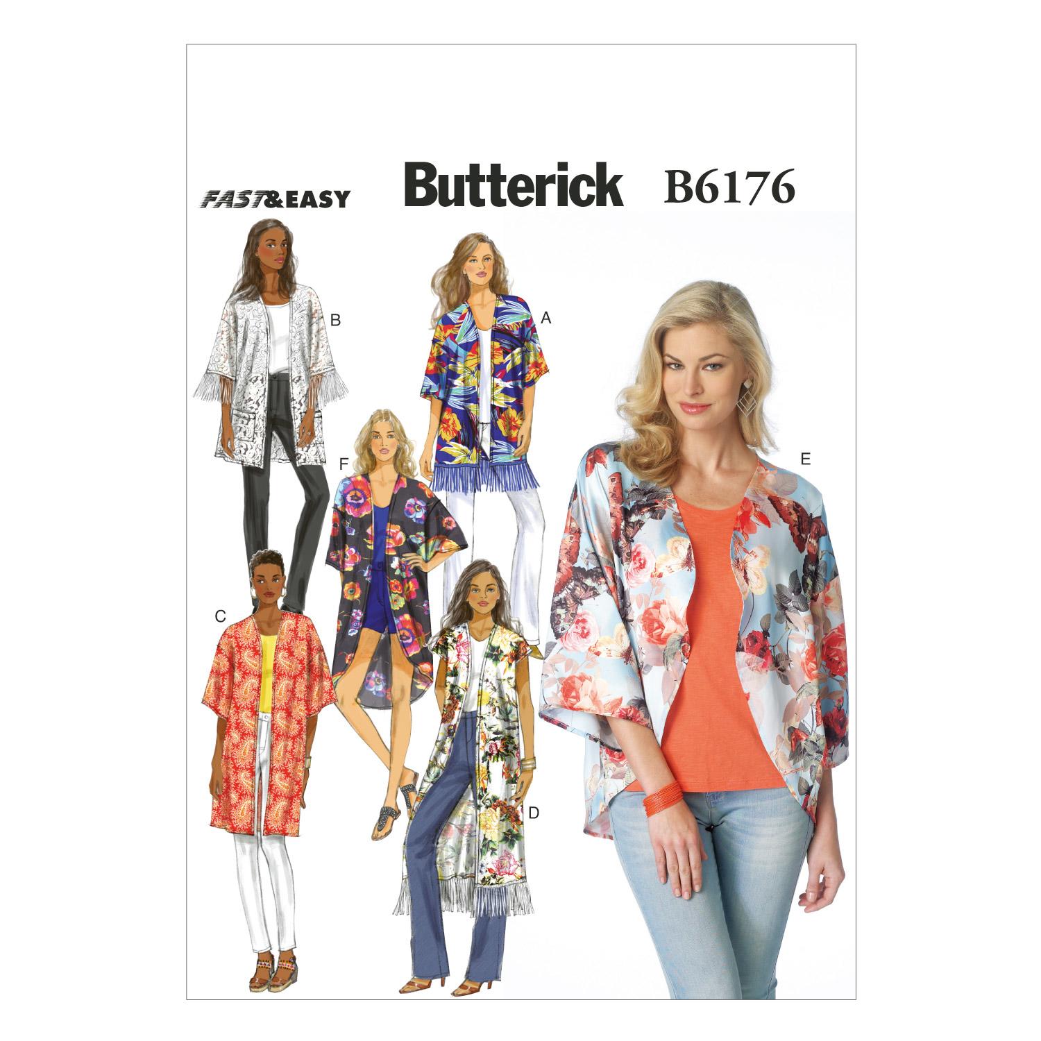 Butterick B6176 Misses' Kimono