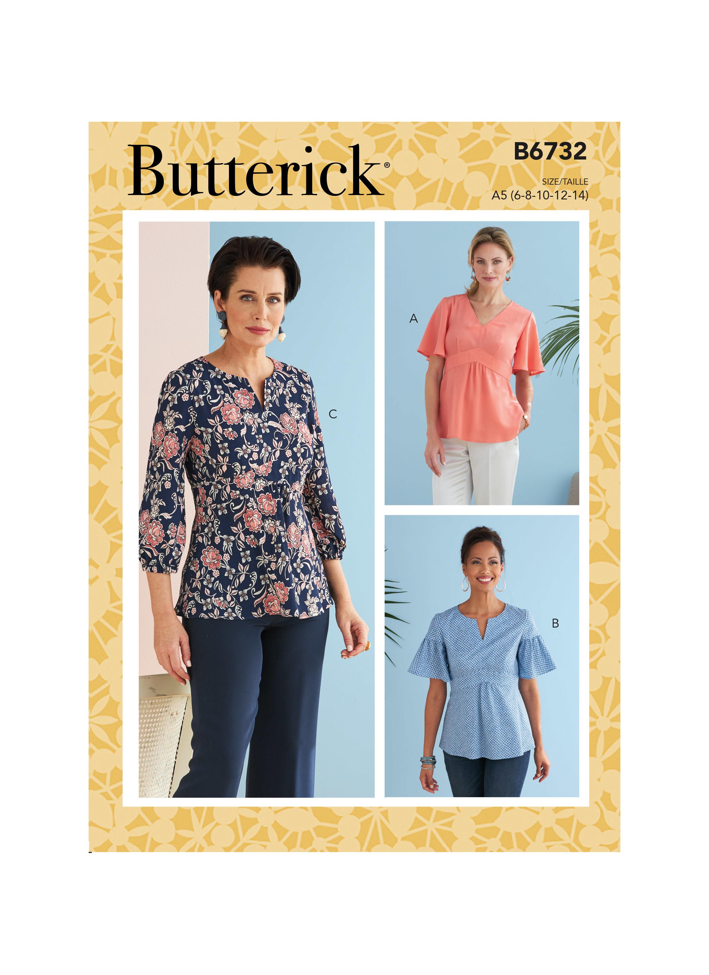 Butterick B6732 Misses' Top