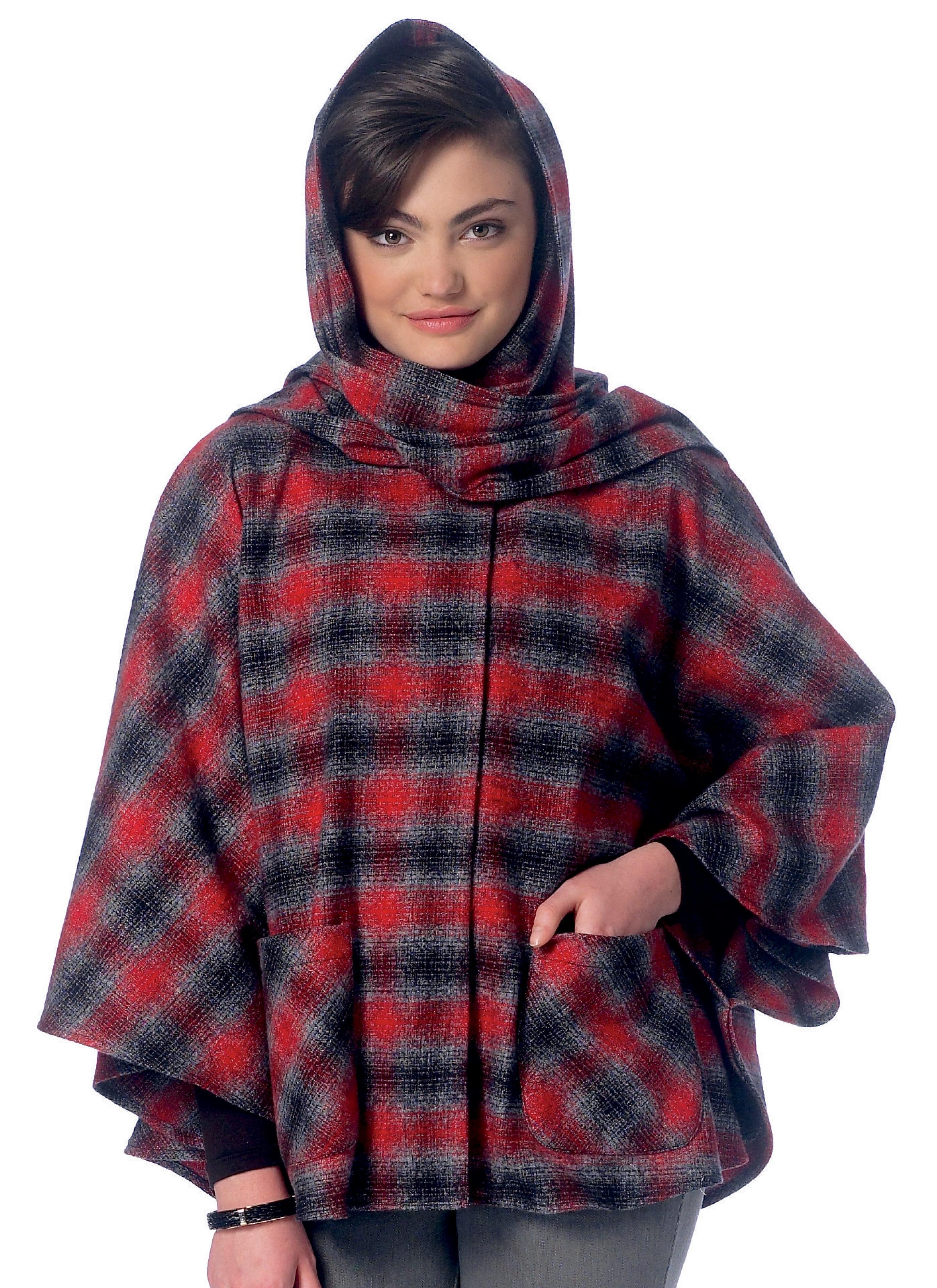 McCalls M7202 Coats/Capes/ Ponchos, Learn To Sew for Fun